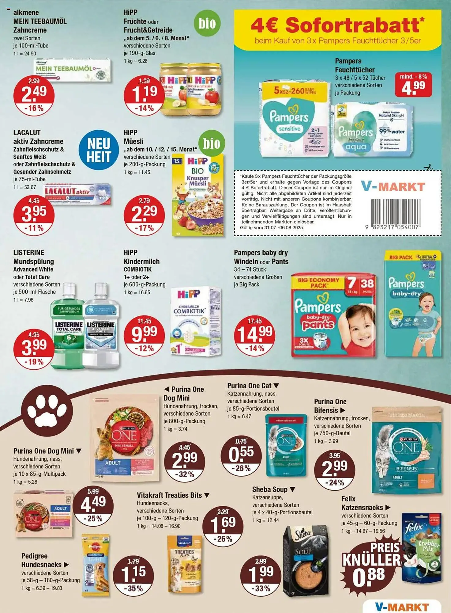V Markt Prospekt von 31. Juli bis 6. August 2025 - Prospekt seite 11