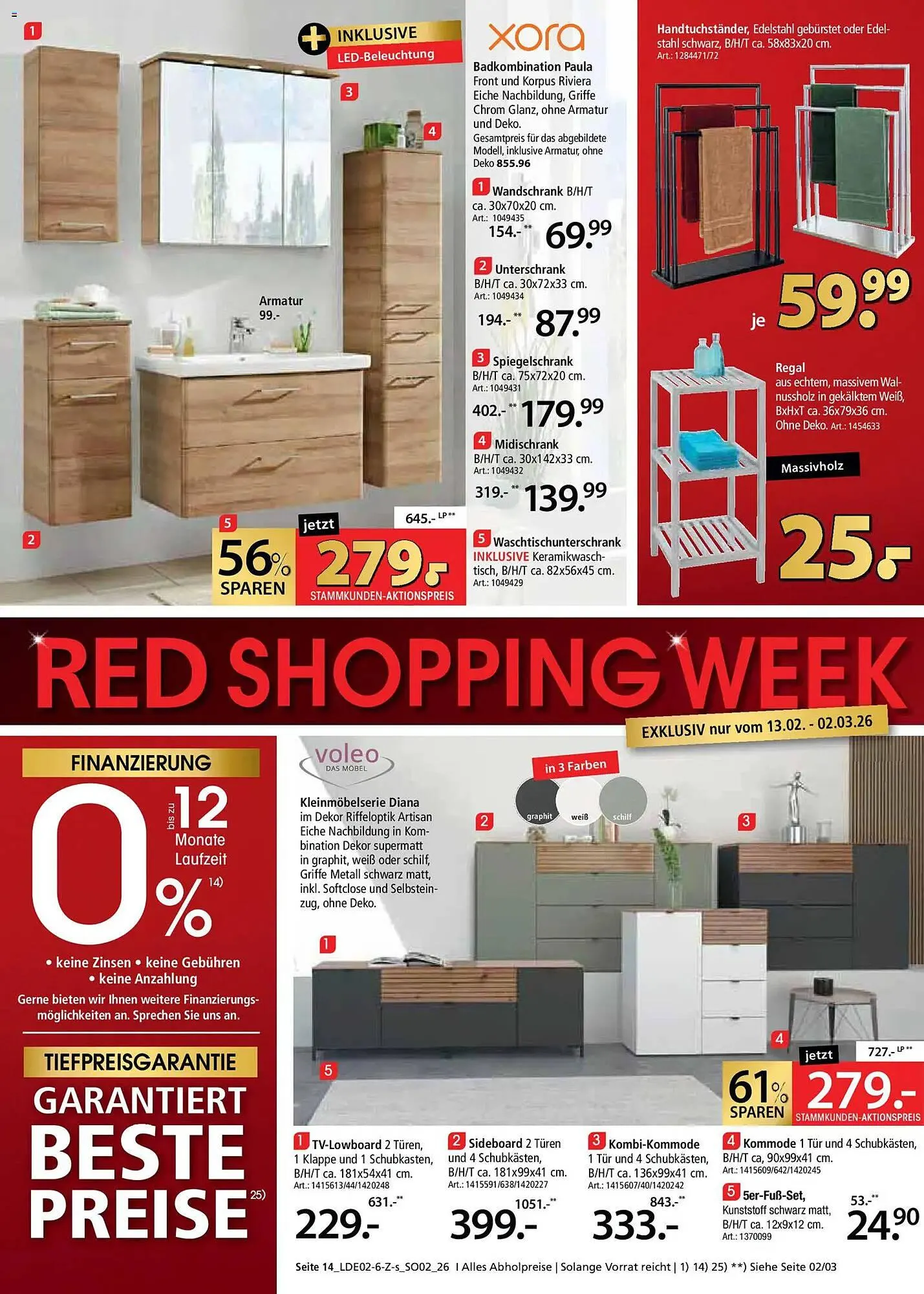 Zurbrüggen Prospekt von 13. Februar bis 2. März 2026 - Prospekt seite 14