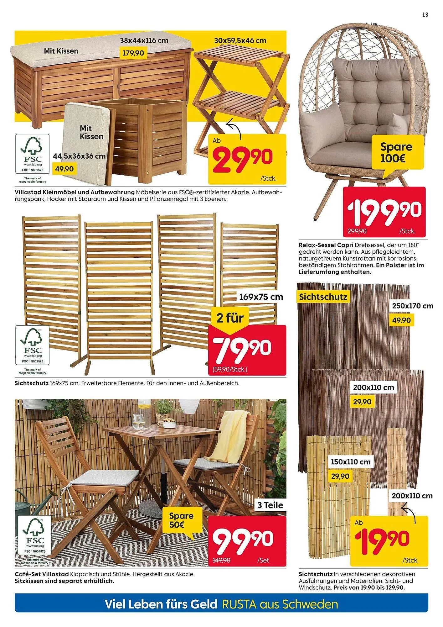 Rusta Prospekt von 29. März bis 4. April 2025 - Prospekt seite 13