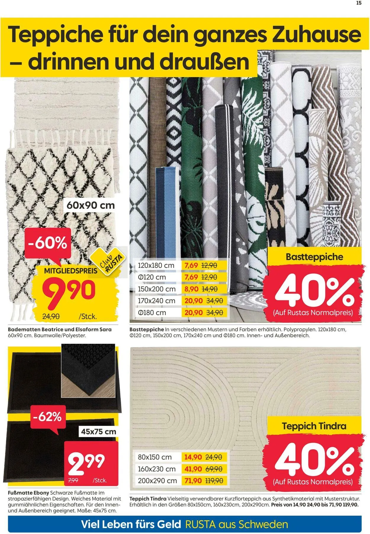 Rusta von 19. Mai bis 2. Juni 2025 - Prospekt seite 15