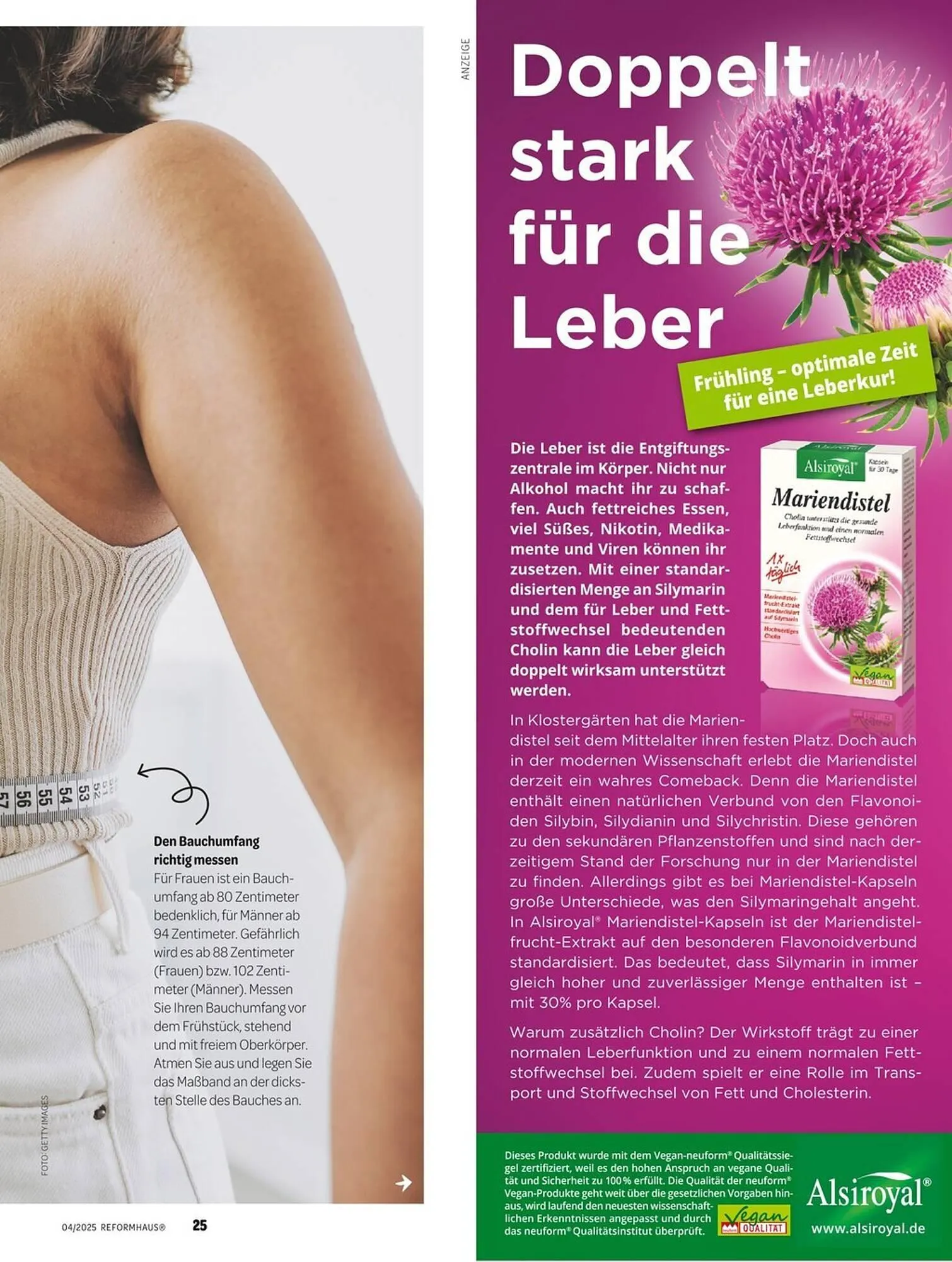Reformhaus Prospekt von 1. April bis 30. April 2025 - Prospekt seite 25