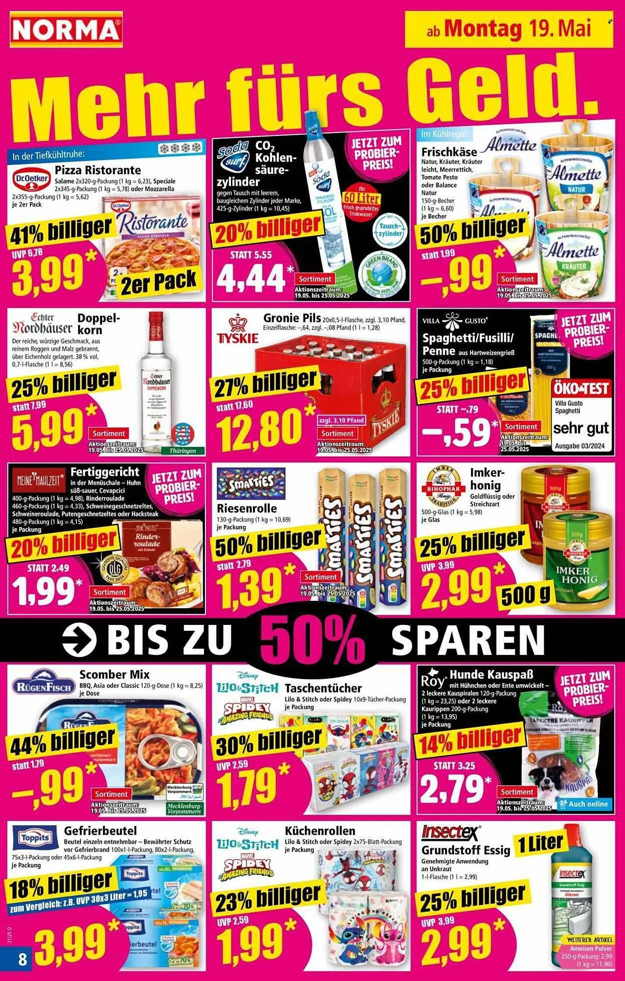 Norma Prospekt von 19. Mai bis 25. Mai 2025 - Prospekt seite 8