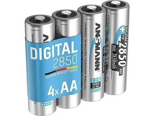ANSMANN 5035092 AA (Mignon) Akku, NiMH, 1.2 Volt, 2850 mAh