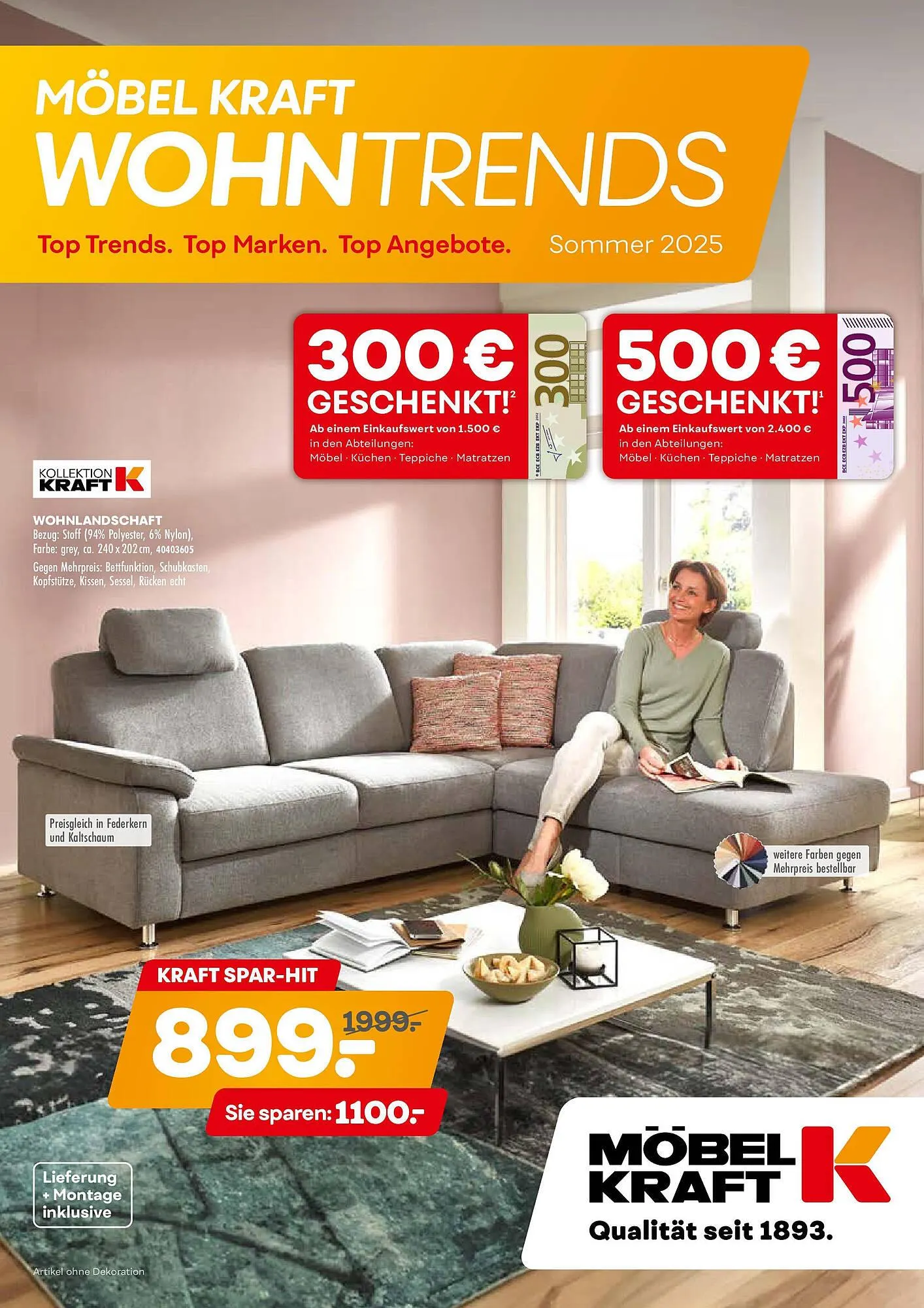 Möbel Kraft Prospekt - 1