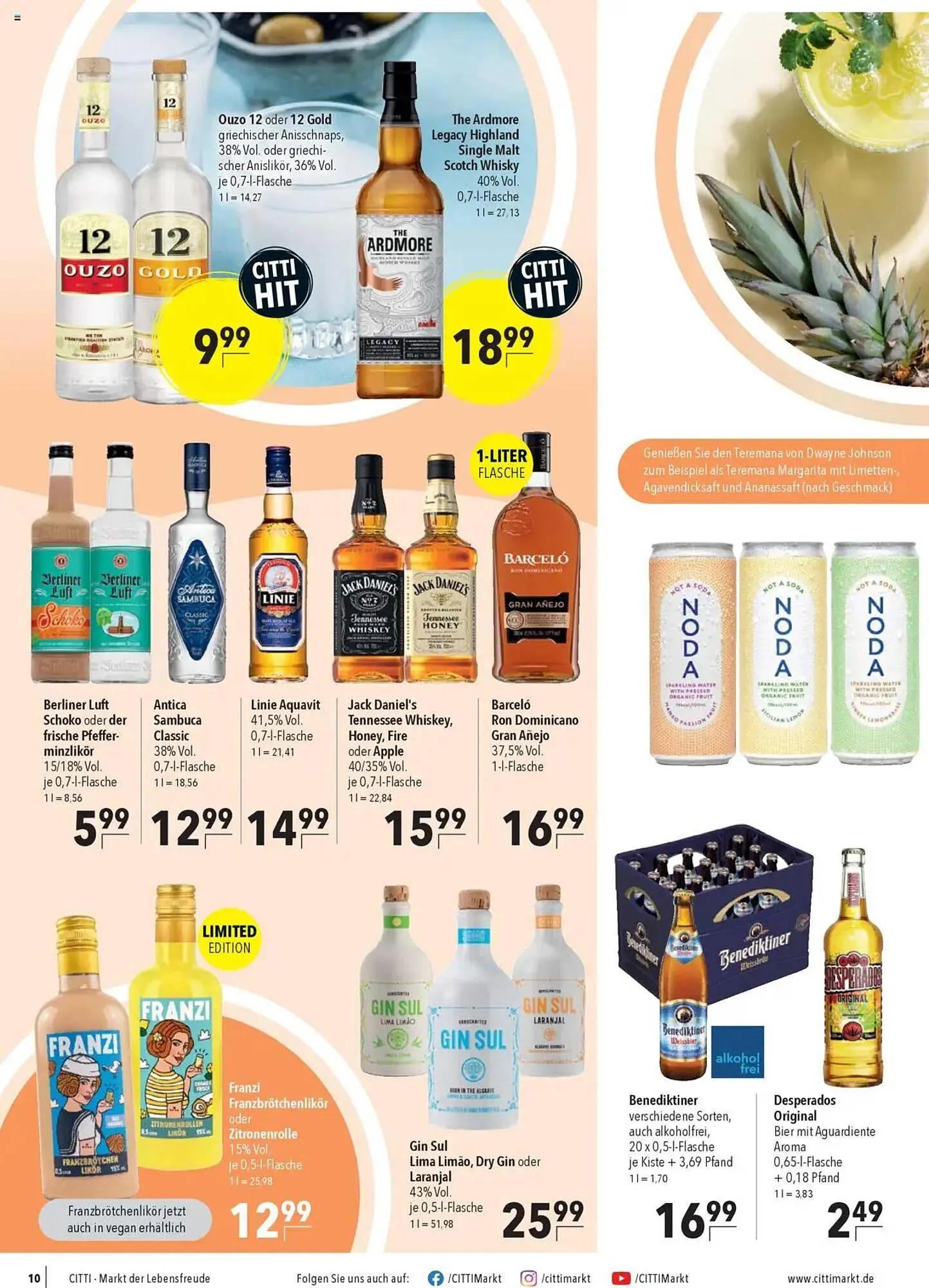 CITTI Markt Prospekt von 23. Juli bis 29. Juli 2025 - Prospekt seite 10