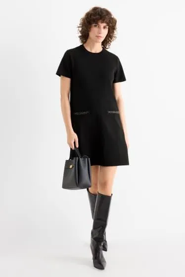 Knitted dress - straight fit