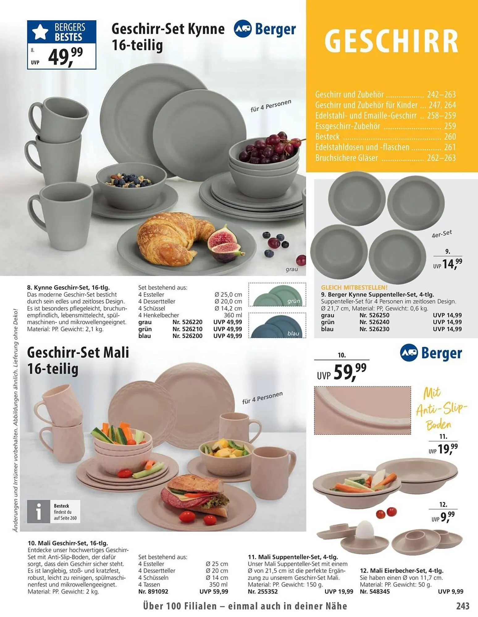 Fritz Berger Prospekt von 27. Mai bis 31. Dezember 2025 - Prospekt seite 243