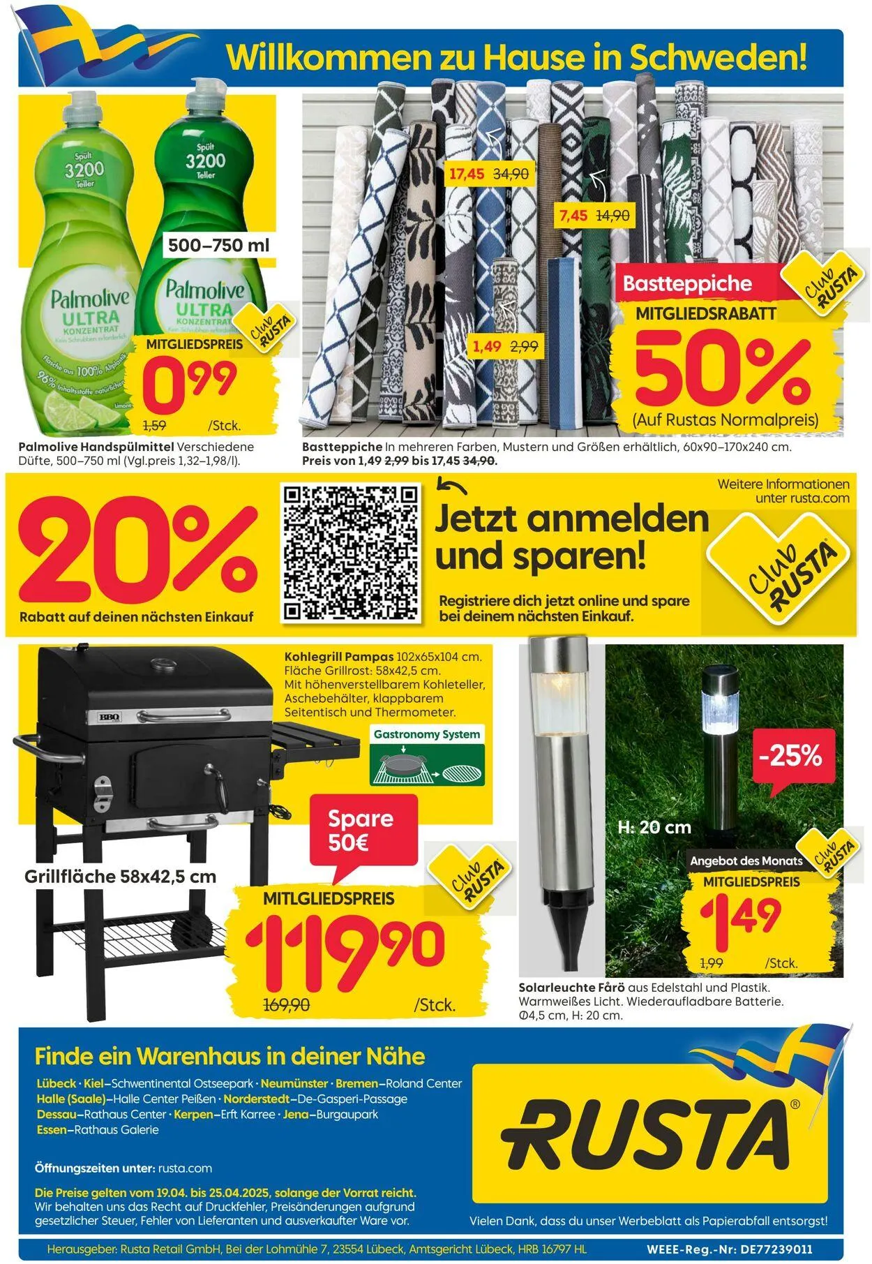 Rusta Aktueller Prospekt von 24. April bis 8. Mai 2025 - Prospekt seite 20
