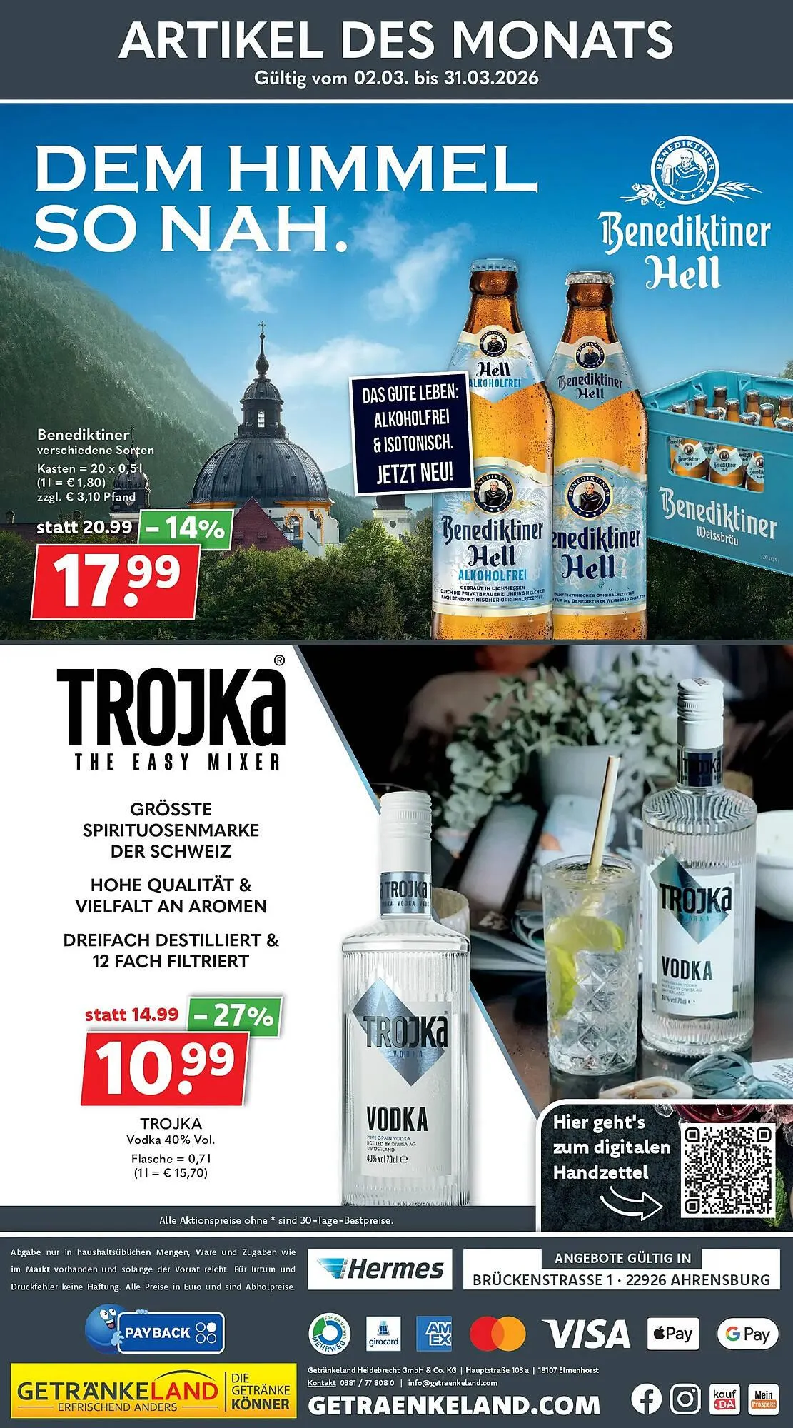 Getränkeland Prospekt von 15. März bis 28. März 2026 - Prospekt seite 8