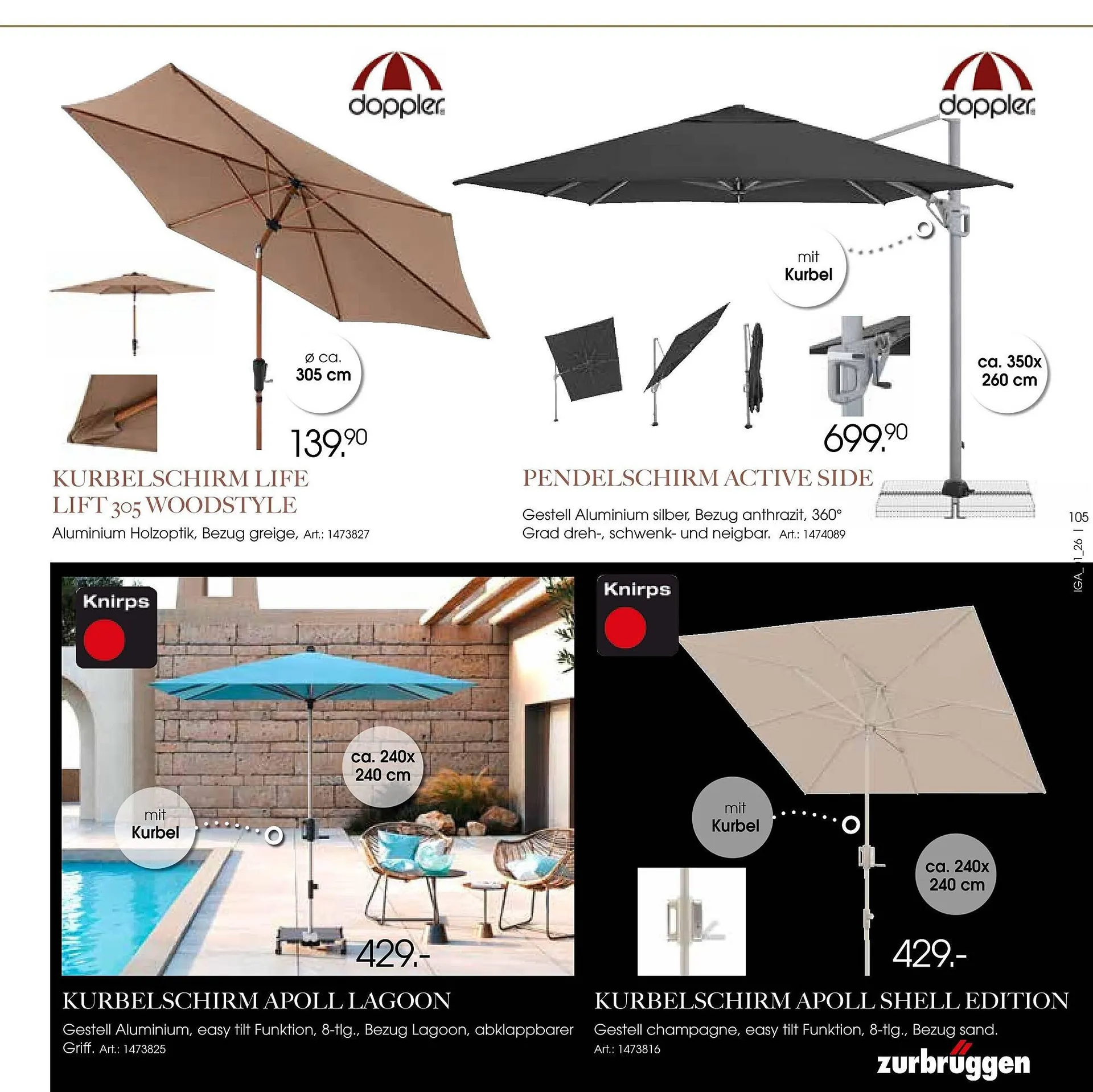 Zurbrüggen Prospekt von 17. März bis 31. August 2026 - Prospekt seite 105