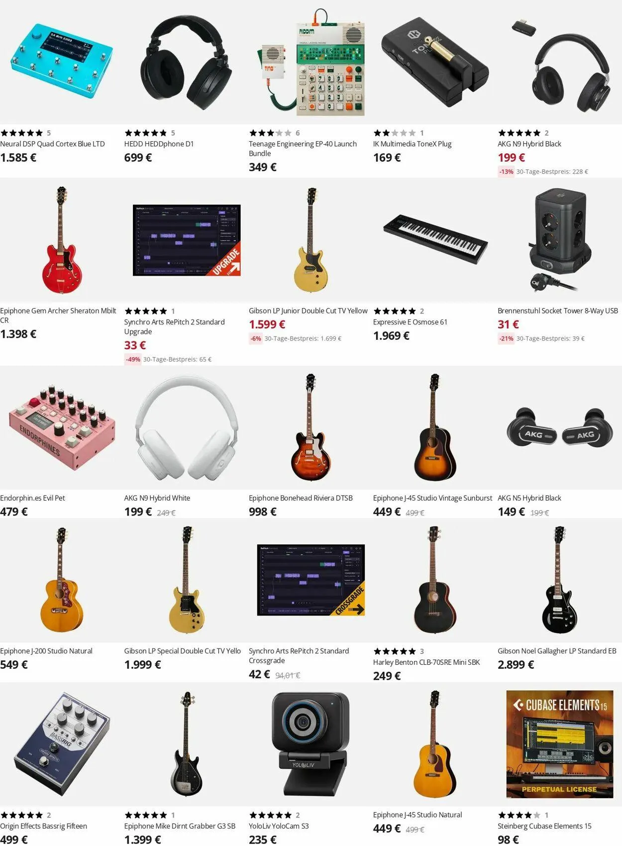 Thomann Aktueller Prospekt von 8. Dezember bis 17. Dezember 2025 - Prospekt seite 2