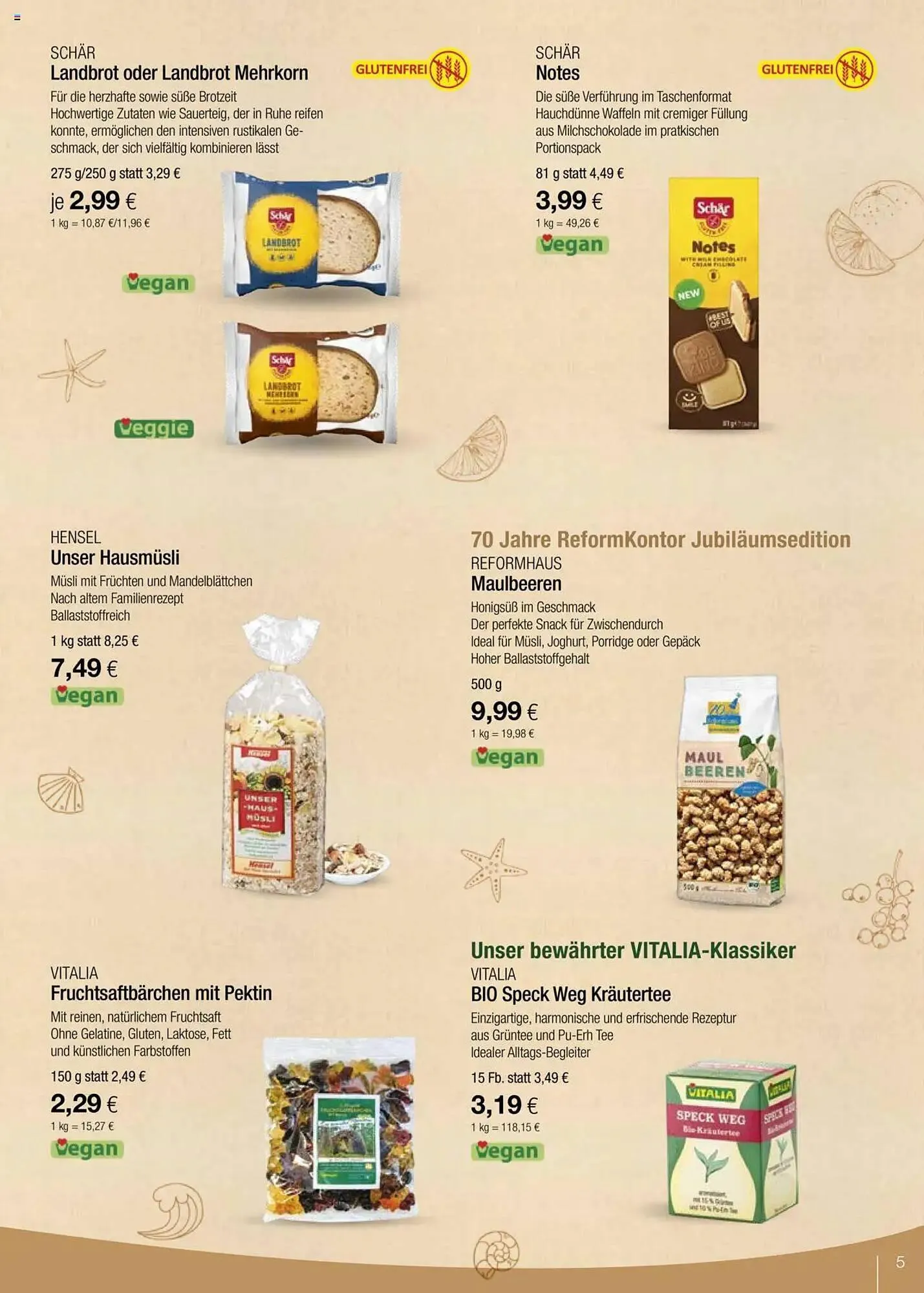 Vitalia Prospekt von 1. Juli bis 31. Juli 2025 - Prospekt seite 5