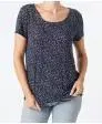 Geblümtes T-Shirt Janina, Rundhalsausschnitt
