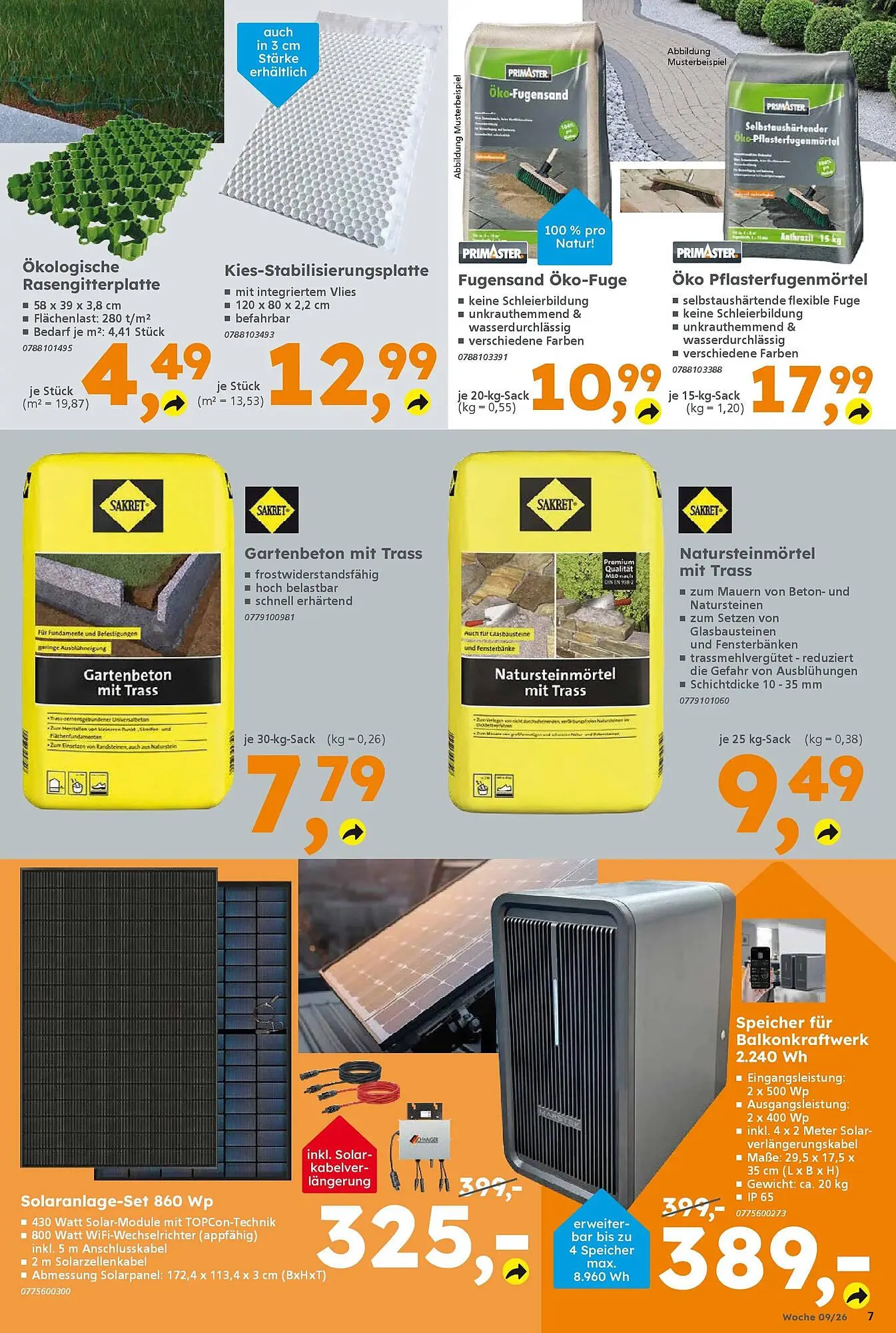 Globus Baumarkt Prospekt von 22. Februar bis 27. Februar 2026 - Prospekt seite 7