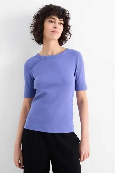 Multipack of 2 - basic T-shirt - ribbed