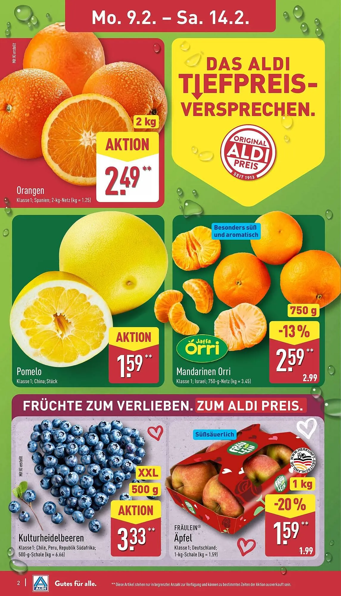 Aldi Nord Prospekt von 9. Februar bis 14. Februar 2026 - Prospekt seite 2