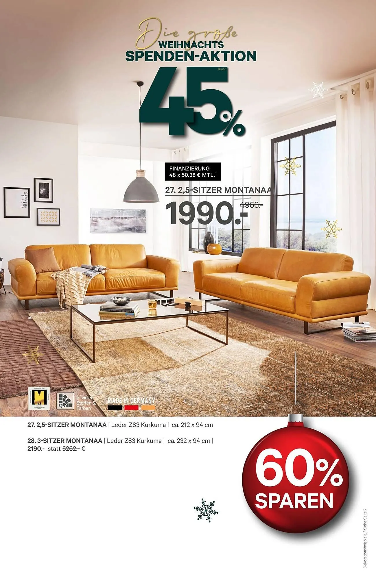 Kabs Polsterwelt Prospekt von 2. Dezember bis 19. Dezember 2025 - Prospekt seite 25