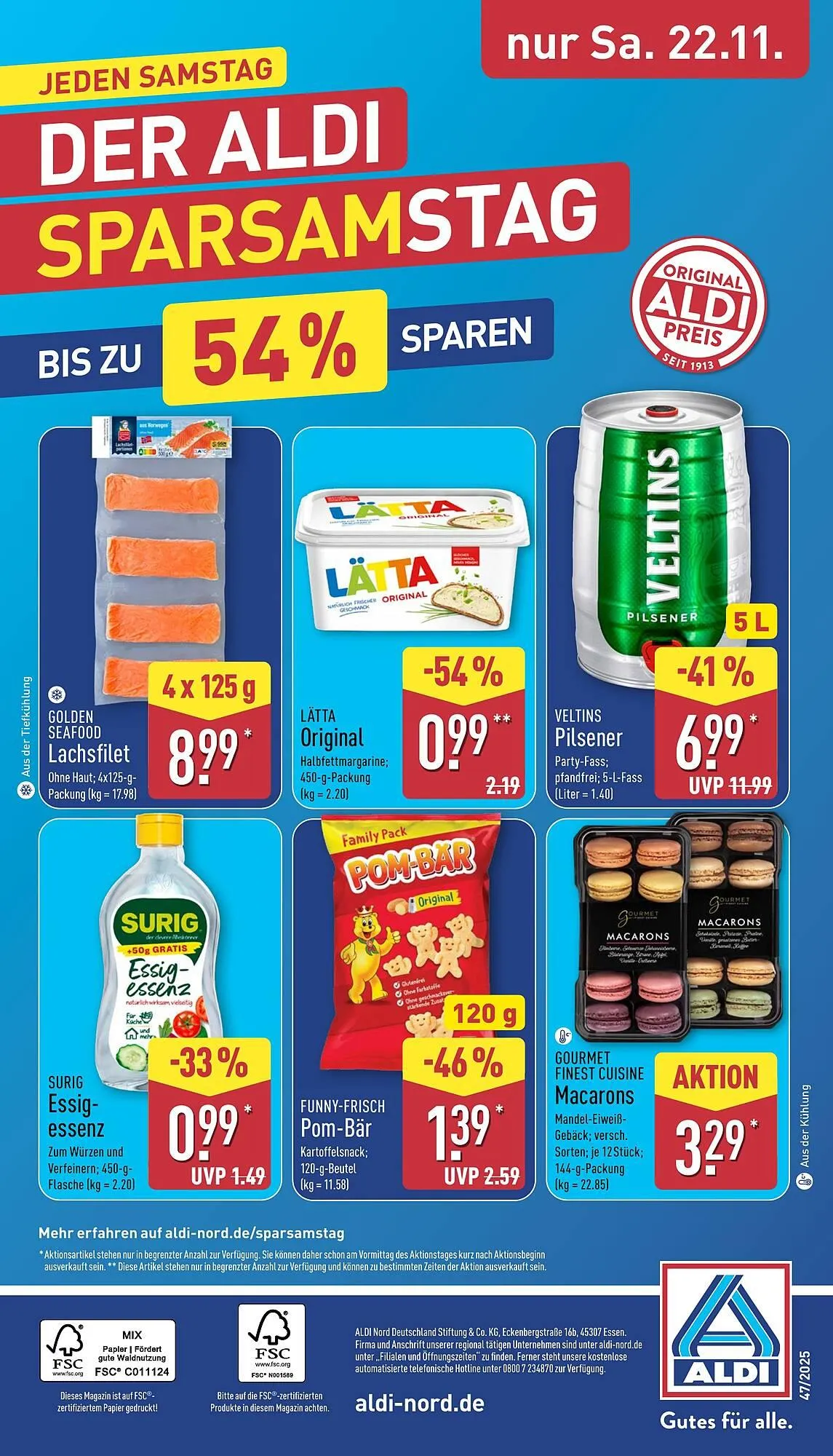 Aldi Nord Prospekt von 17. November bis 22. November 2025 - Prospekt seite 36