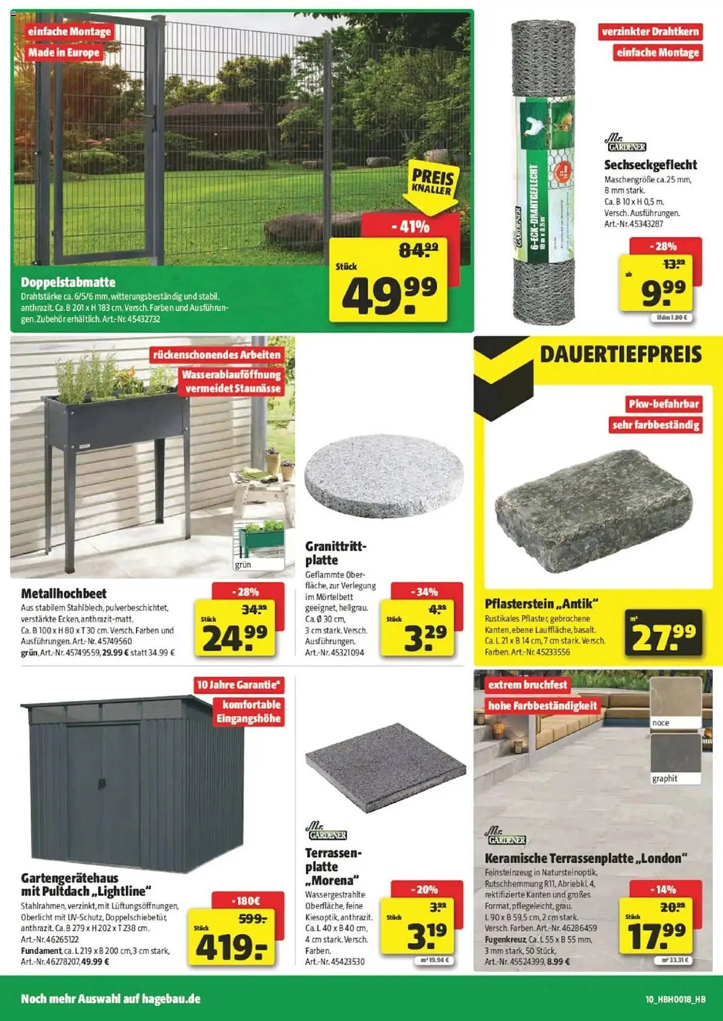 Hagebau Prospekt von 26. April bis 3. Mai 2025 - Prospekt seite 10