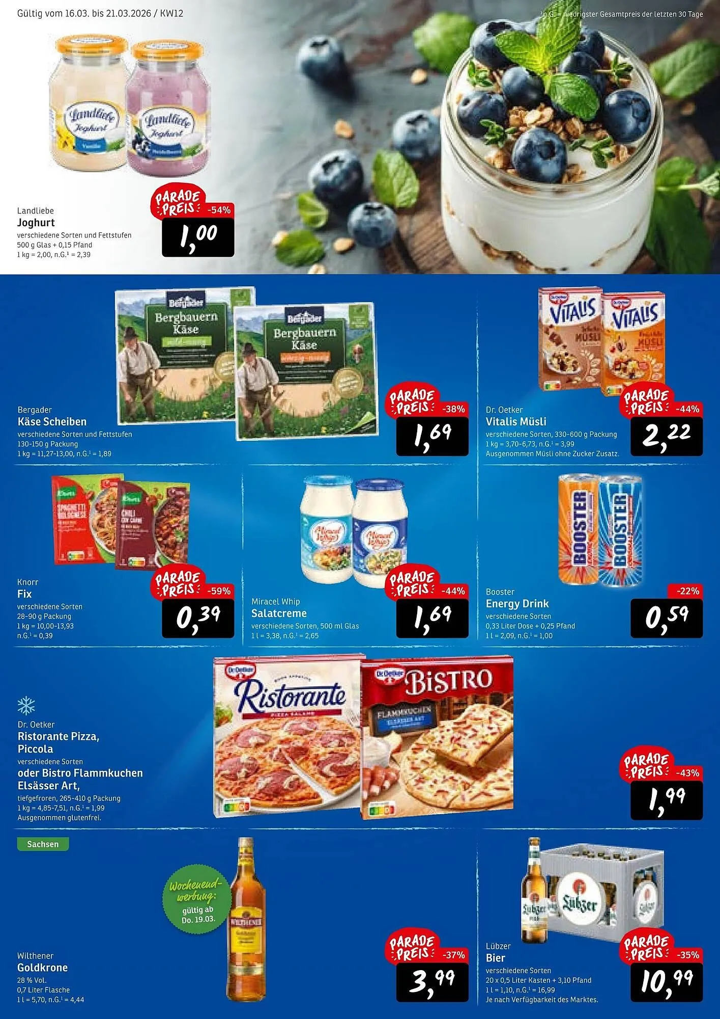 KONSUM Prospekt von 16. März bis 21. März 2026 - Prospekt seite 2