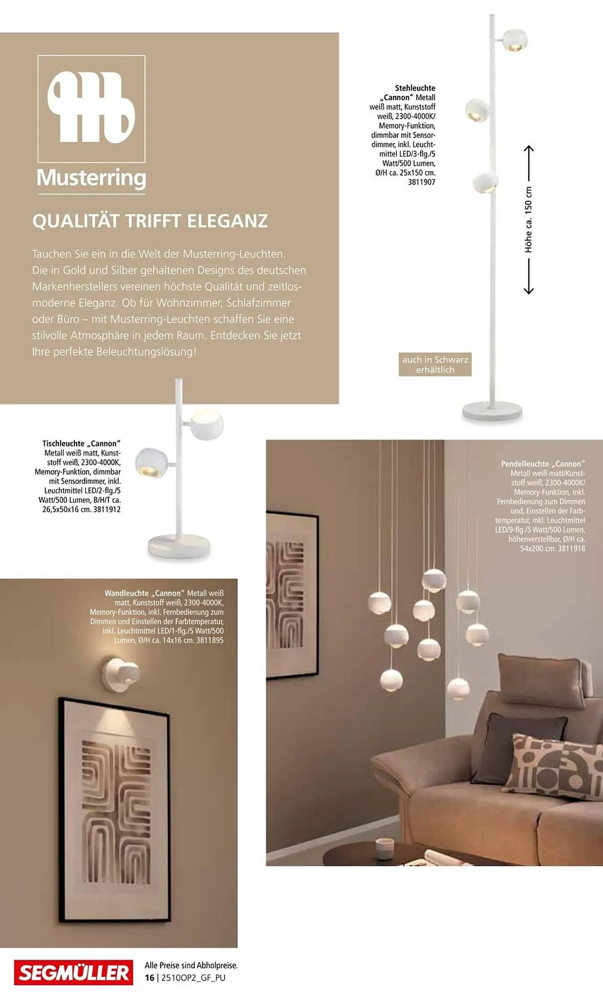 Segmüller Prospekt von 29. September bis 4. Januar 2026 - Prospekt seite 16
