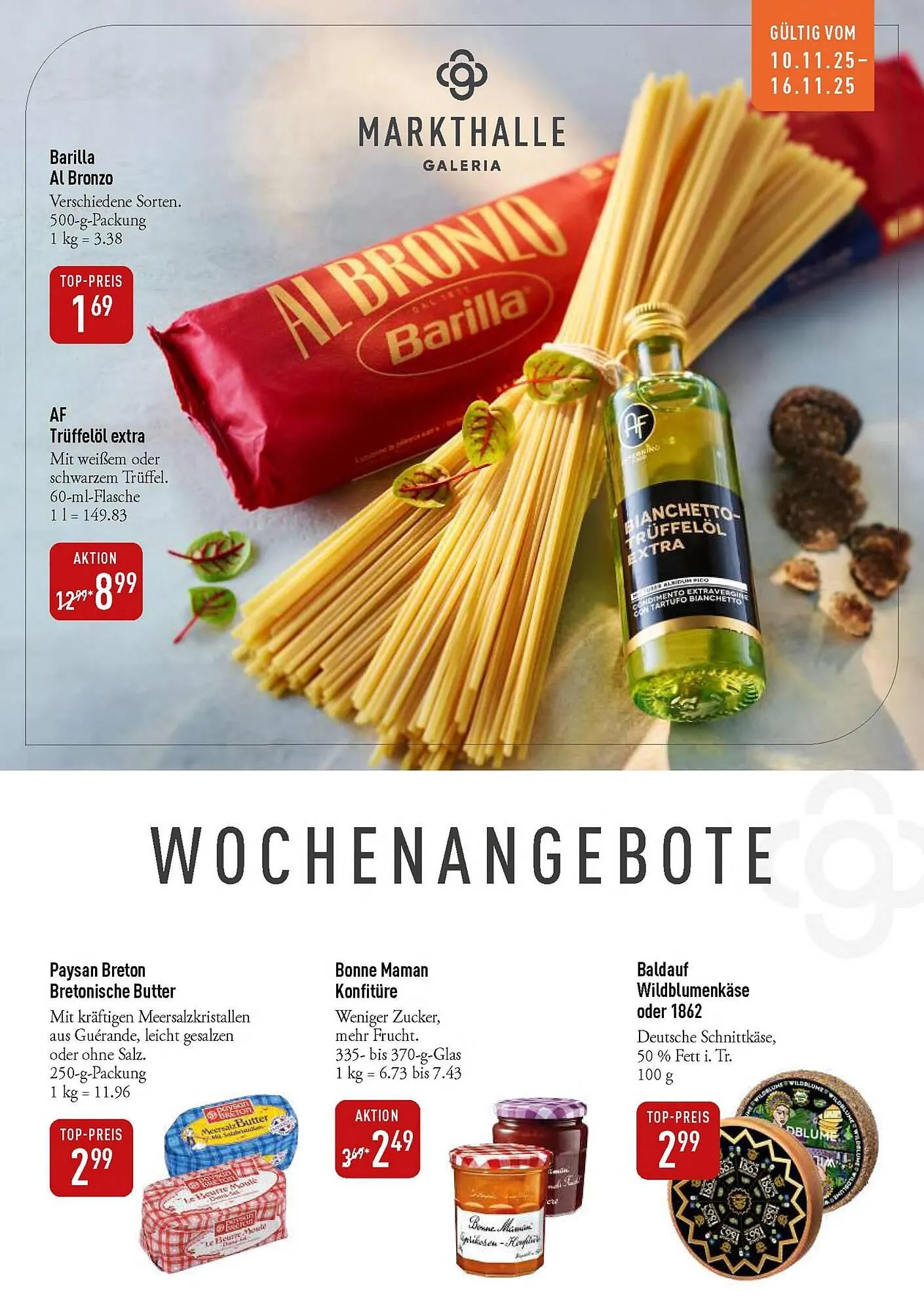 Galeria Markthalle Prospekt von 10. November bis 16. November 2025 - Prospekt seite 1