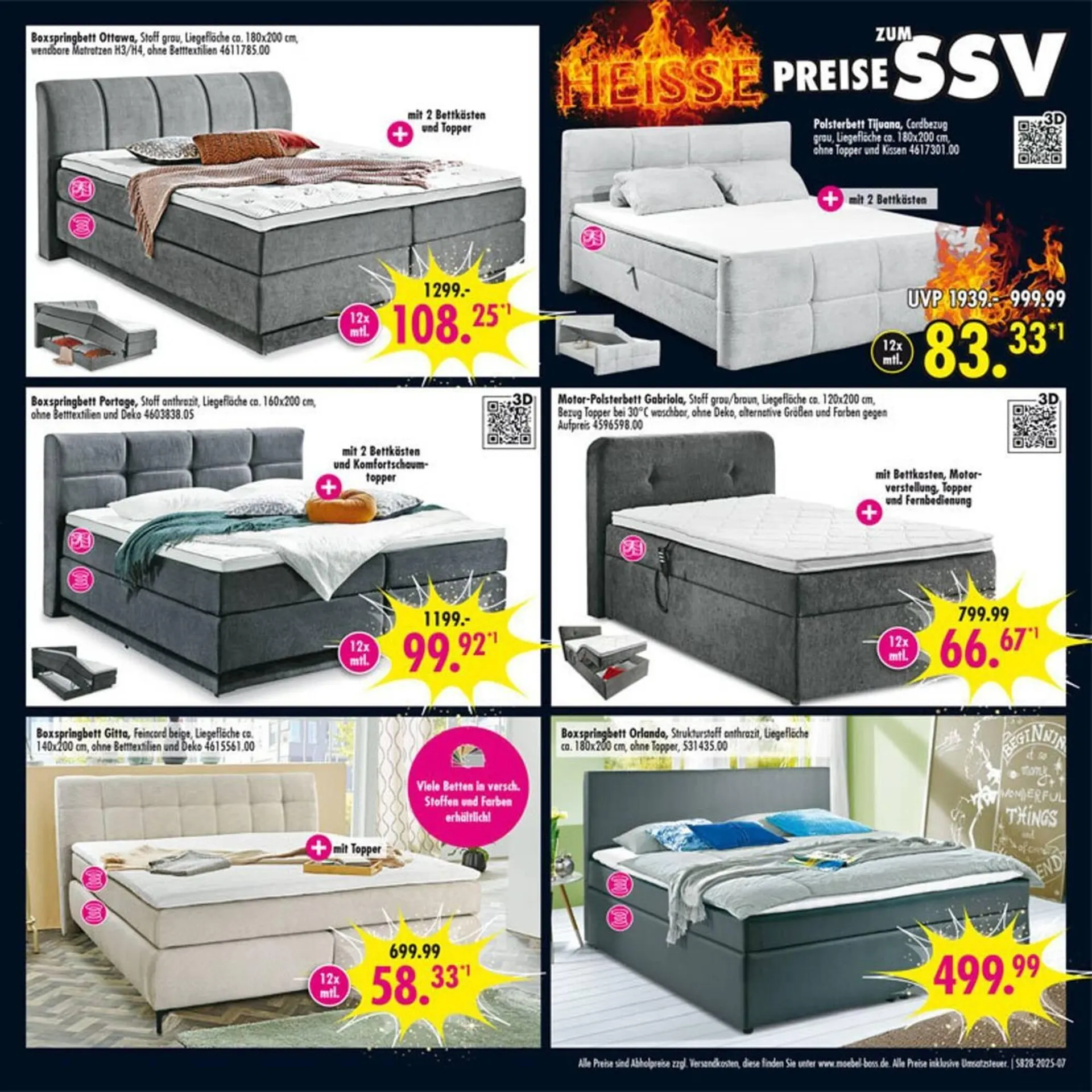 Möbel Boss Prospekt von 7. Juli bis 27. Juli 2025 - Prospekt seite 7