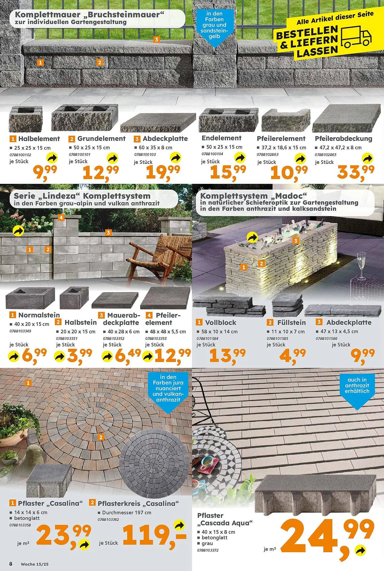 Globus Baumarkt Prospekt von 6. April bis 12. April 2025 - Prospekt seite 8