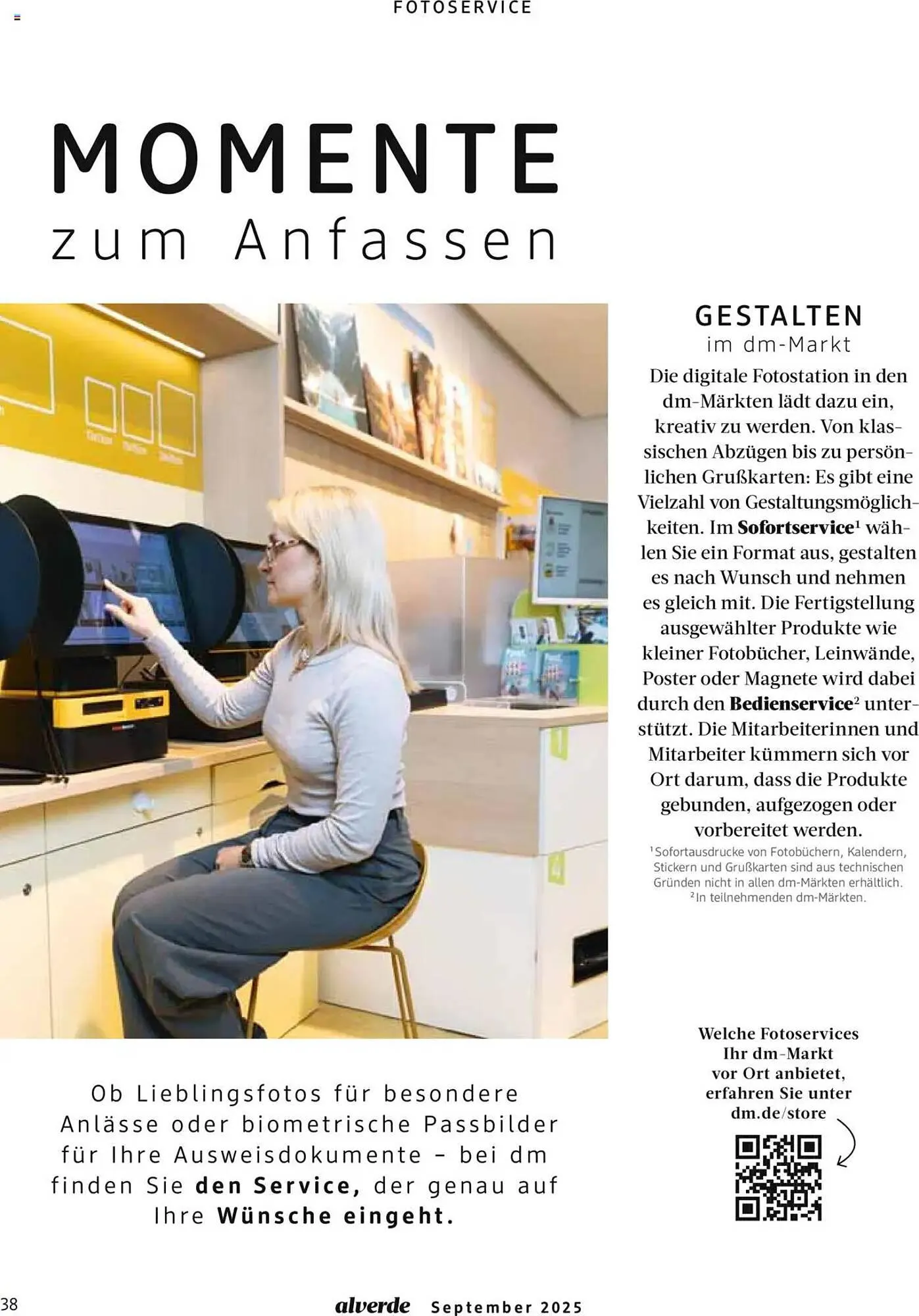 dm drogerie Magazin von 1. September bis 30. September 2025 - Prospekt seite 38