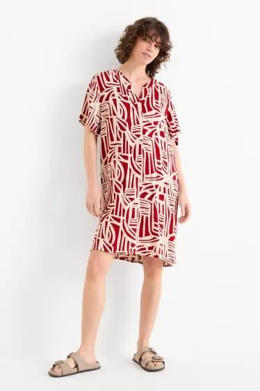 Viscose dress - patterned