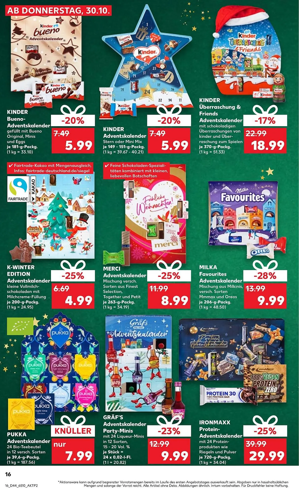 Kaufland Prospekt von 30. Oktober bis 5. November 2025 - Prospekt seite 16