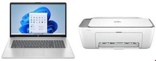 HP 17-cp2558ng (BD5N3EA) 43,9 cm (17,3") Notebook natursilber inkl. DeskJet 2820e AiO