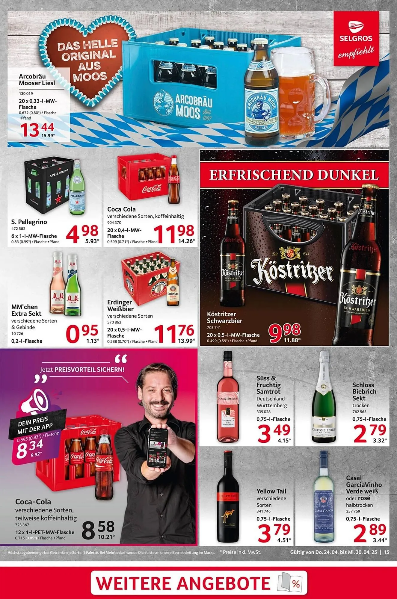 Selgros Prospekt von 24. April bis 30. April 2025 - Prospekt seite 15
