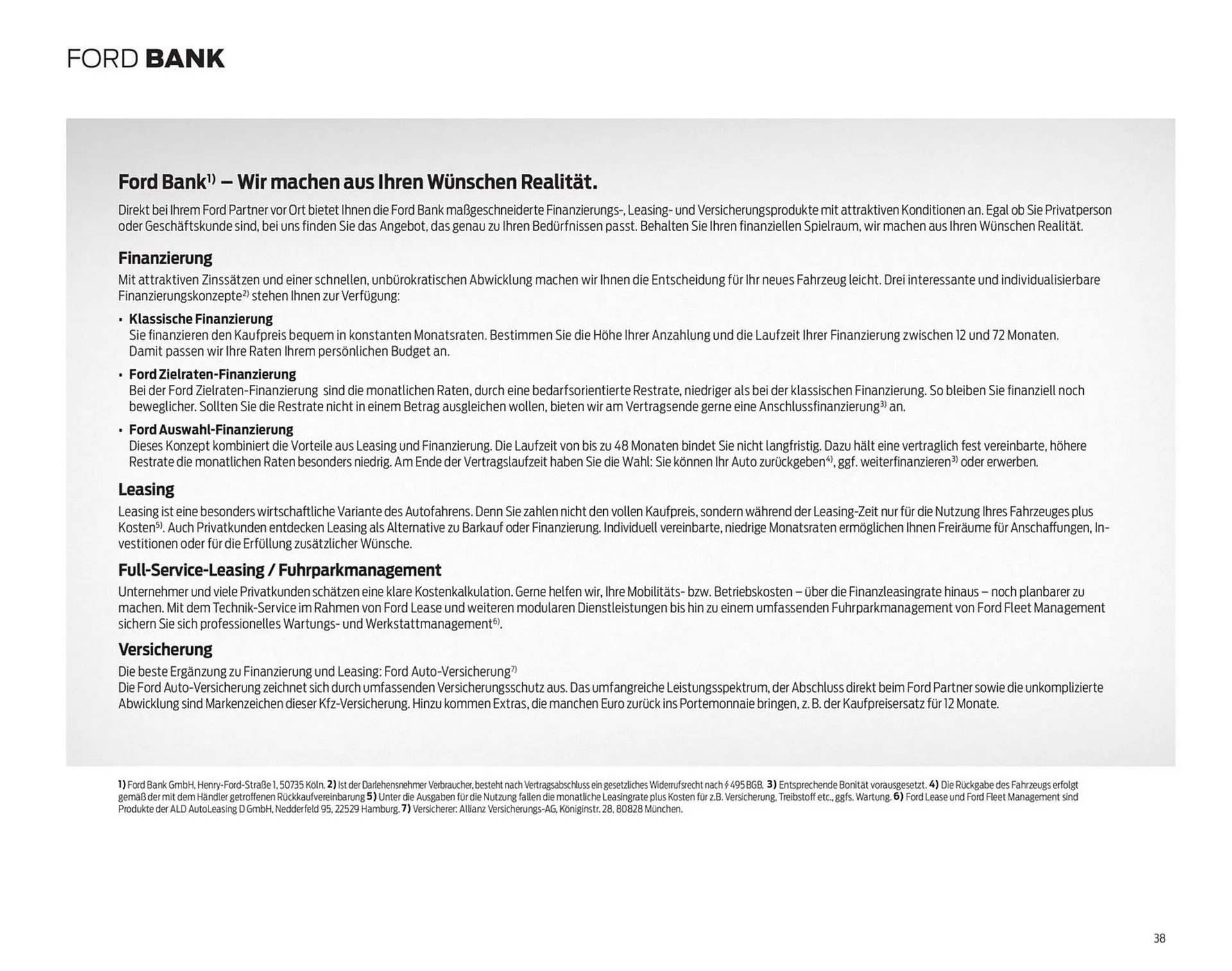 Ford Prospekt von 10. Dezember bis 31. Dezember 2025 - Prospekt seite 38