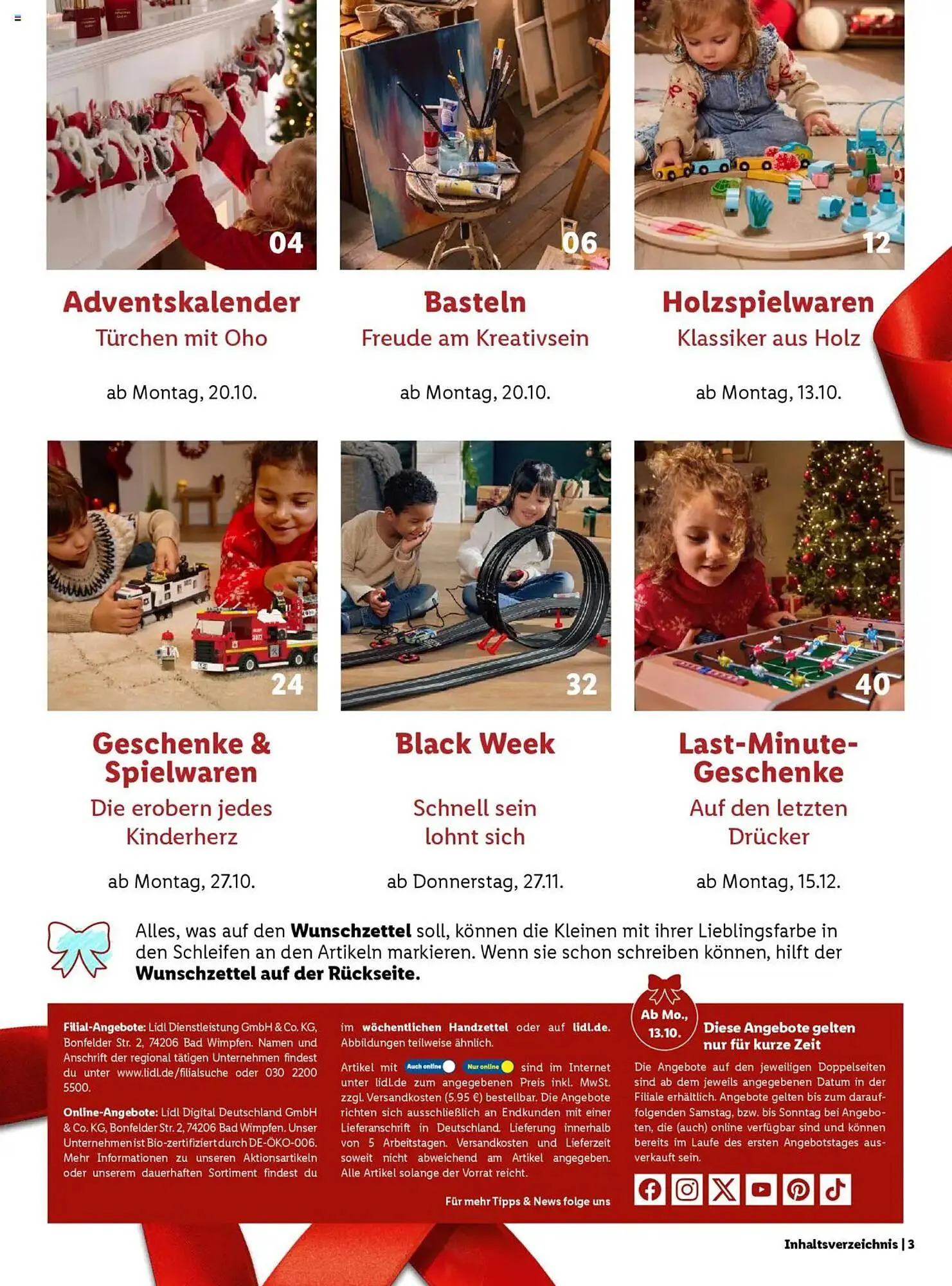 Lidl Prospekt von 11. Oktober bis 27. Dezember 2025 - Prospekt seite 3