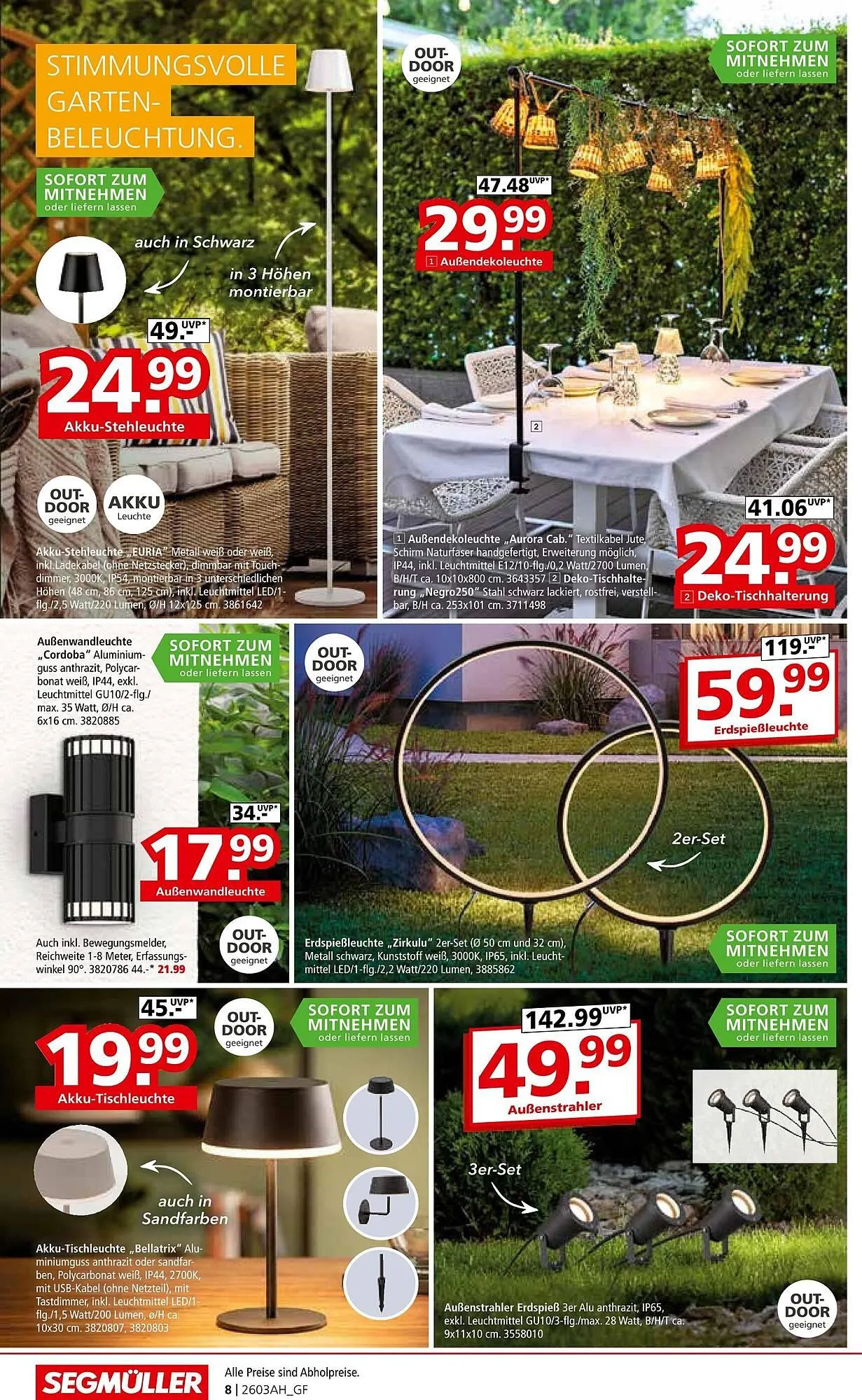 Segmüller Prospekt von 7. März bis 10. April 2026 - Prospekt seite 8