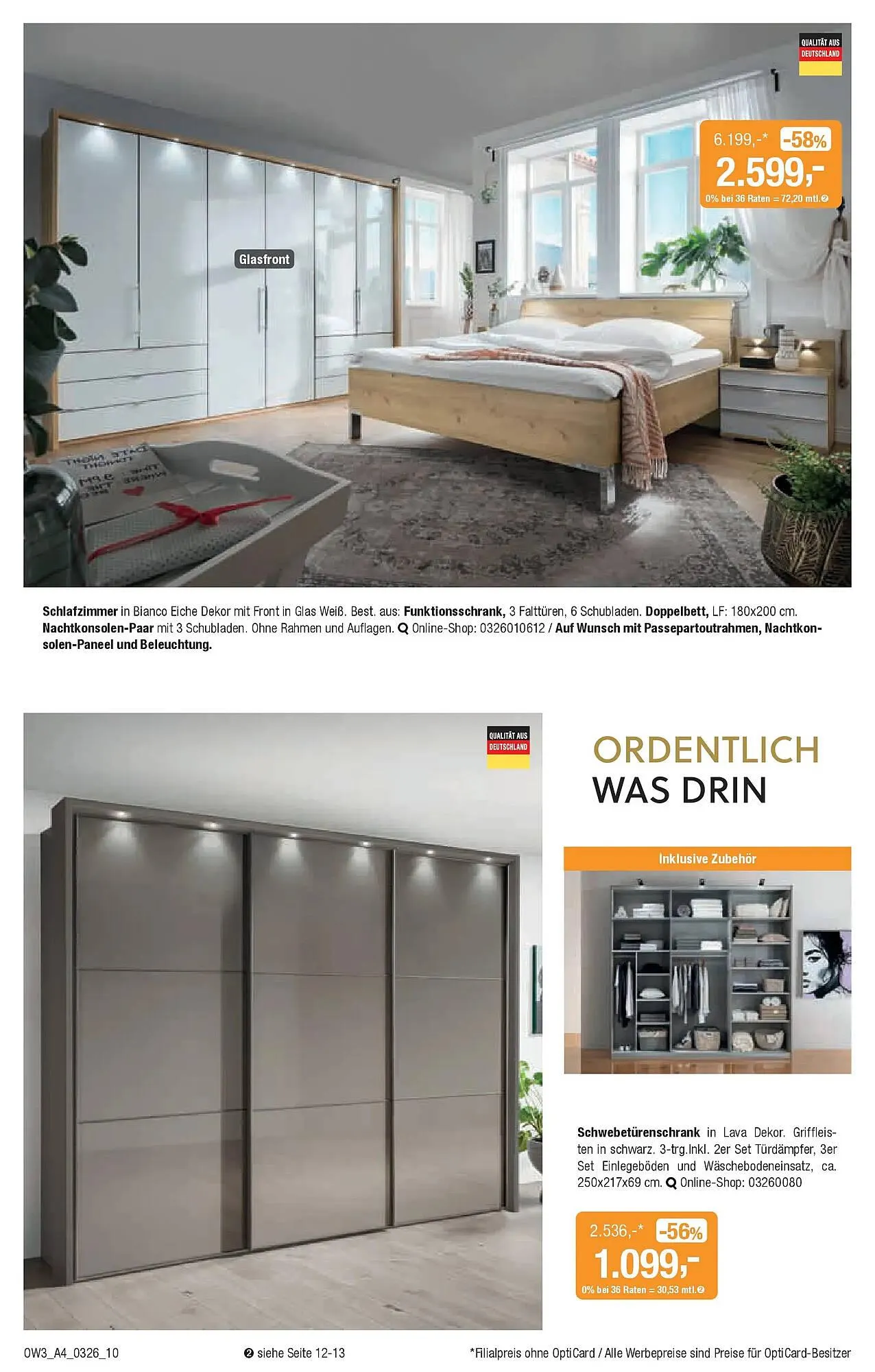 Opti Wohnwelt Prospekt von 25. Februar bis 21. März 2026 - Prospekt seite 10