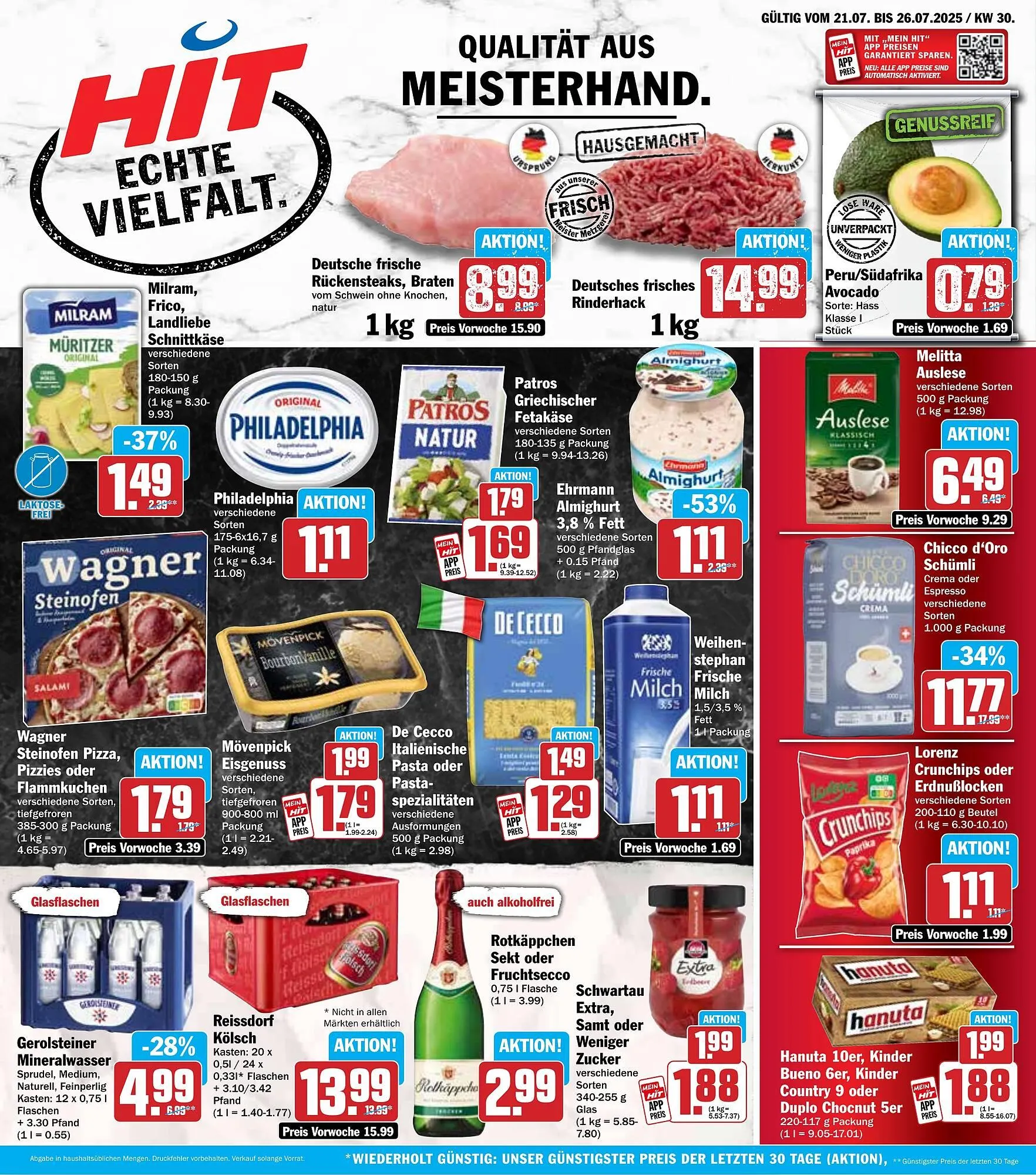 Hit Prospekt von 21. Juli bis 26. Juli 2025 - Prospekt seite 1