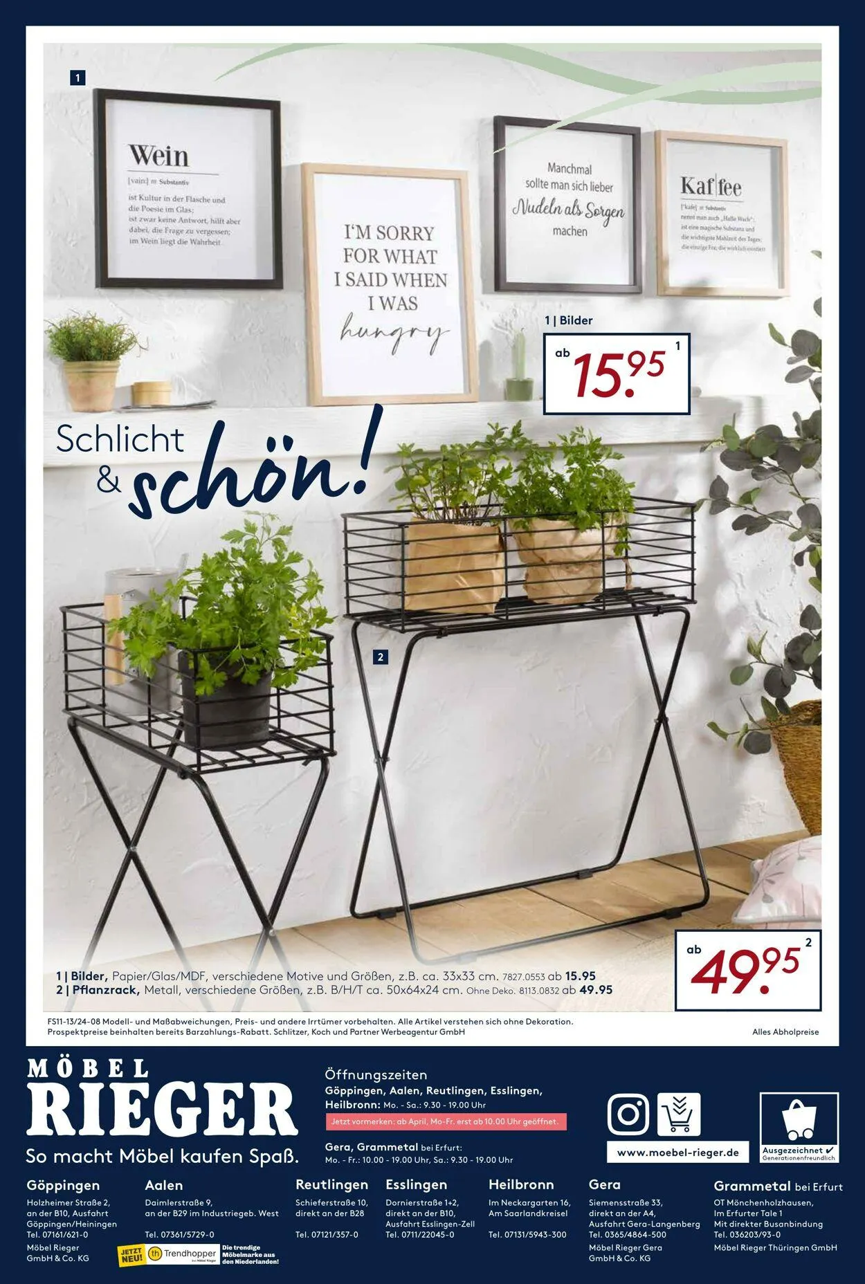 Möbel Rieger Aktueller Prospekt von 10. September bis 24. September 2025 - Prospekt seite 8