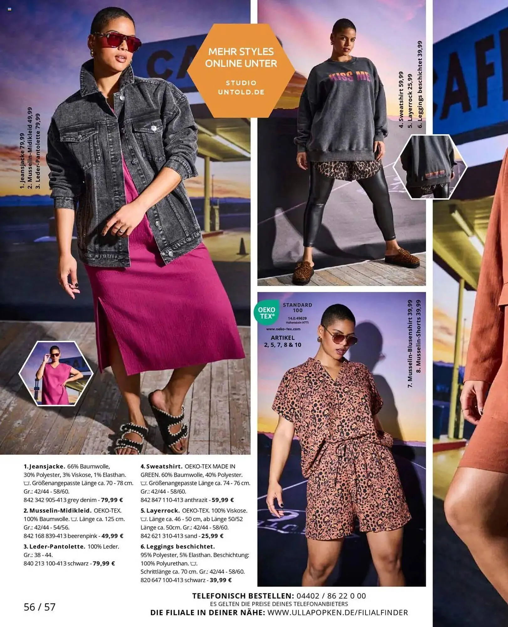 Ulla Popken Prospekt von 1. Juli bis 31. Juli 2025 - Prospekt seite 56