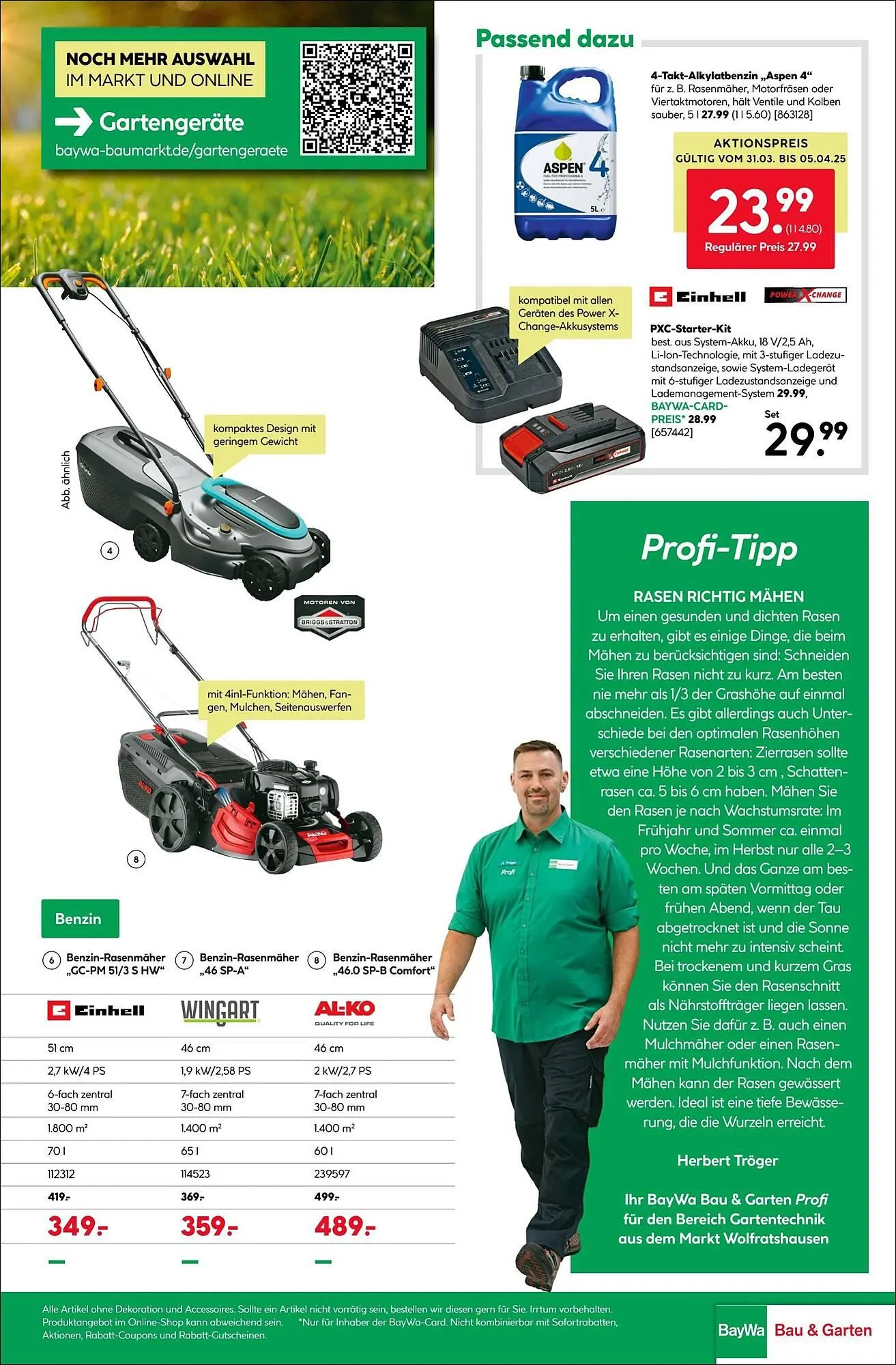 BayWa Prospekt von 31. März bis 6. April 2025 - Prospekt seite 29