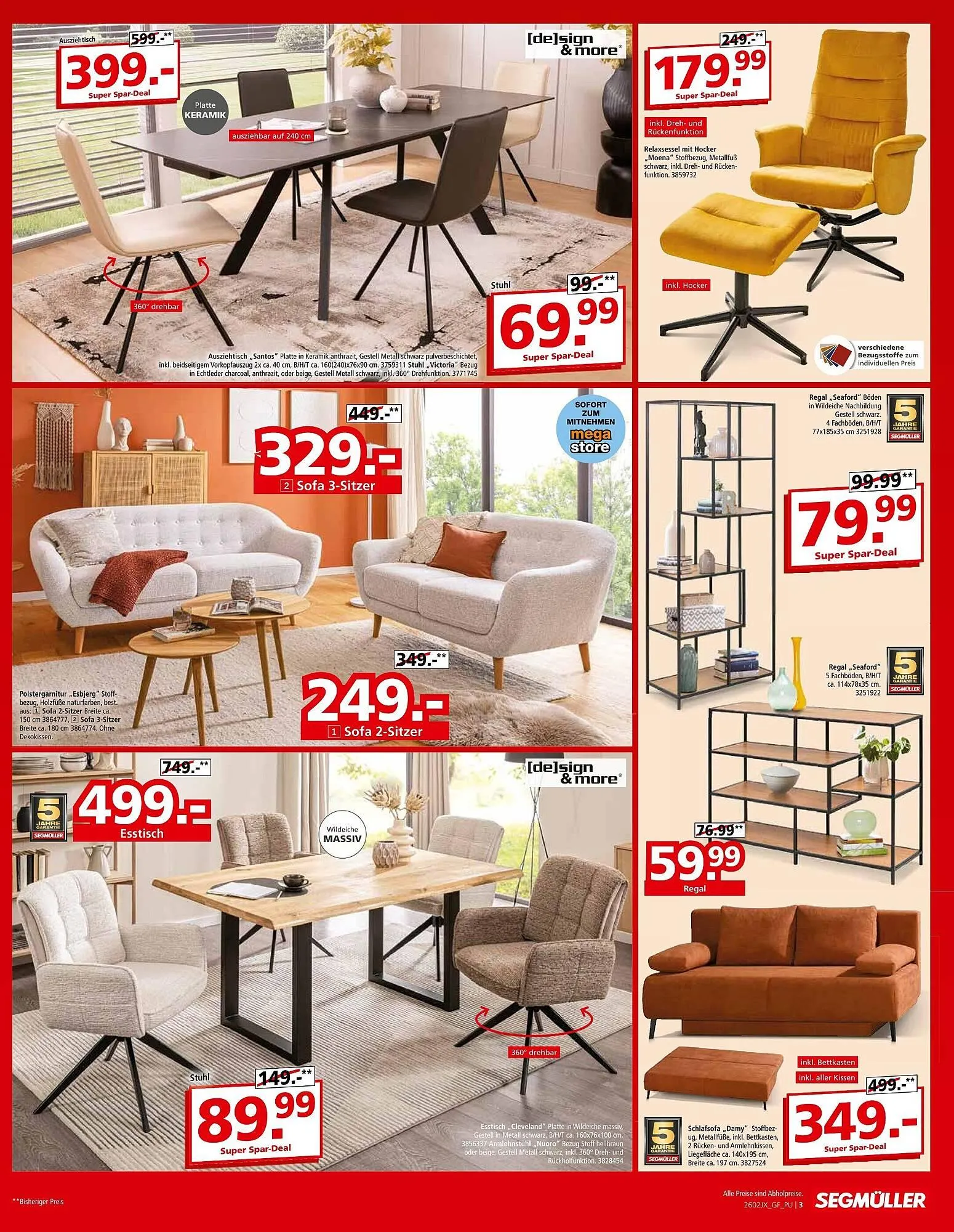 Segmüller Prospekt von 14. Februar bis 21. Februar 2026 - Prospekt seite 3