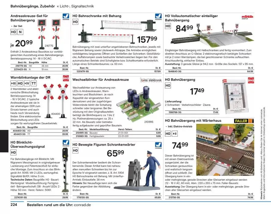 Modellbahn Katalog von 29. Oktober bis 31. Dezember 2025 - Prospekt seite 226