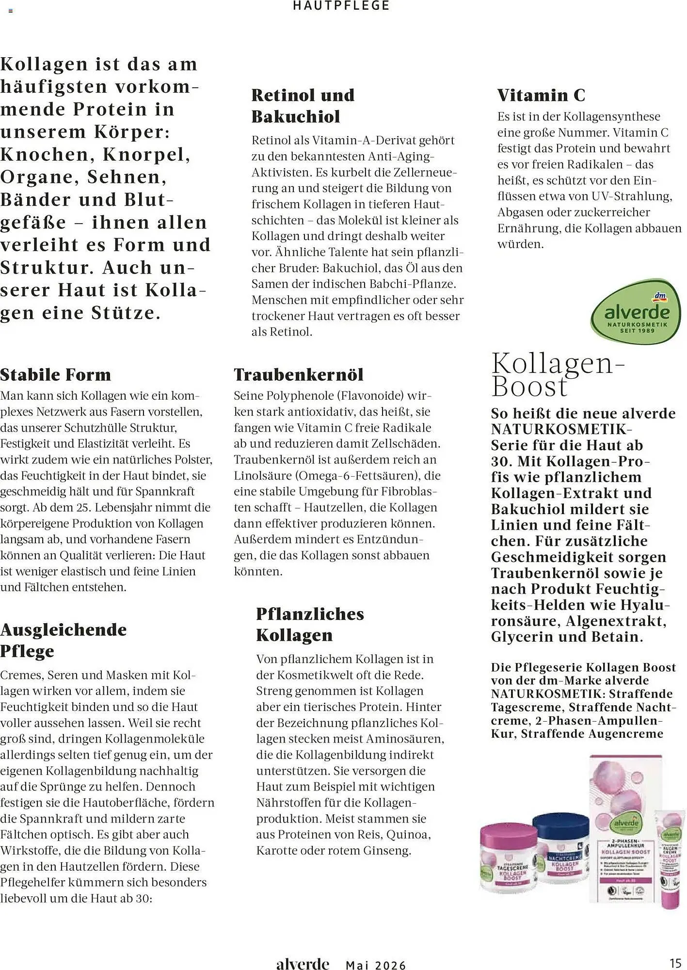 Dm drogerie Magazin von 1. Mai bis 31. Mai 2026 - Prospekt seite 15