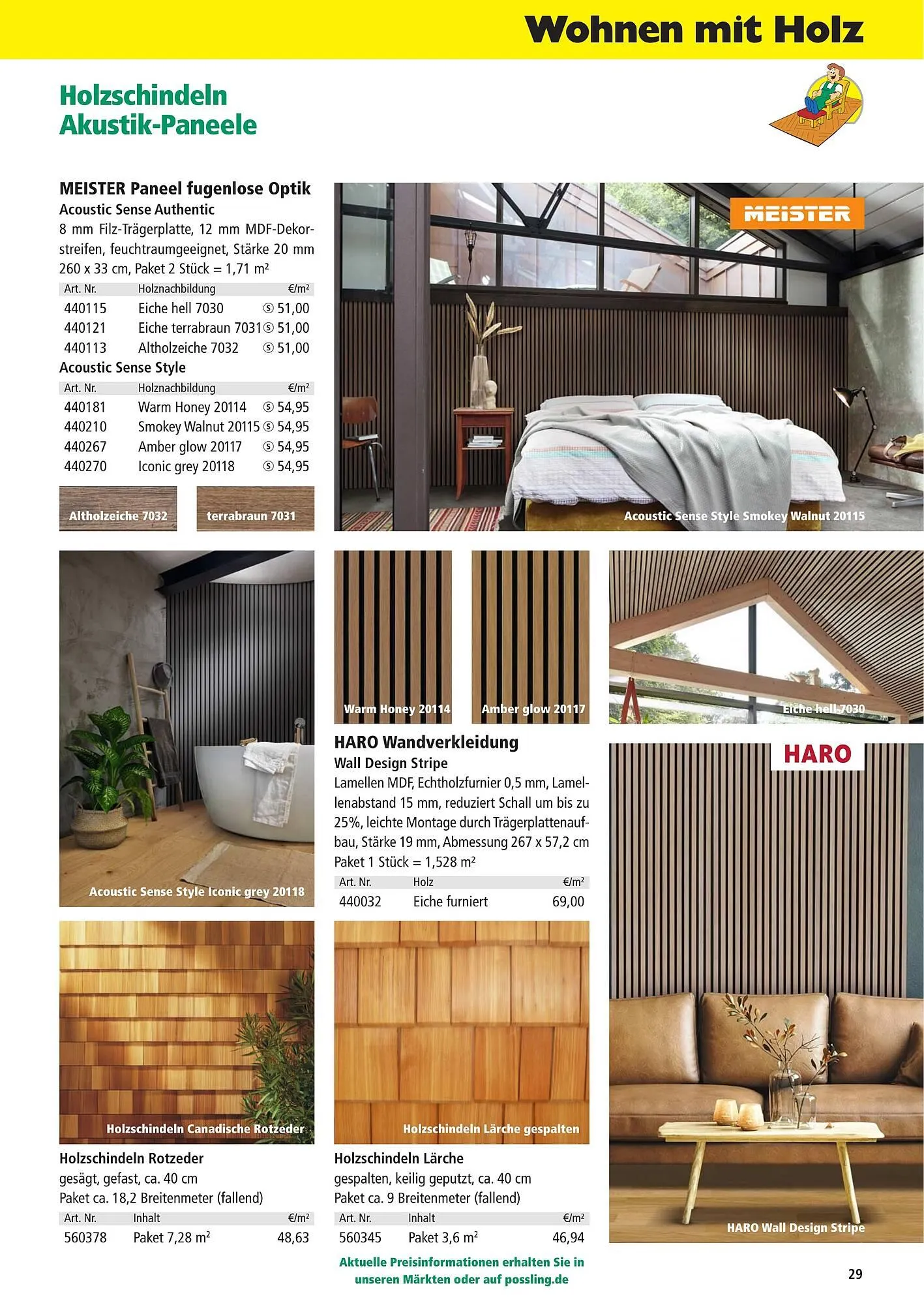 Holz Possling Prospekt von 1. April bis 31. Juli 2026 - Prospekt seite 29