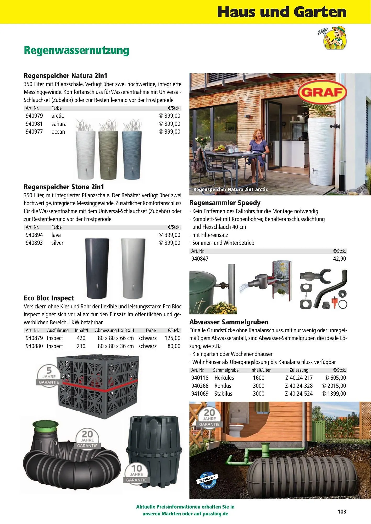 Holz Possling Prospekt von 1. April bis 31. Juli 2026 - Prospekt seite 103