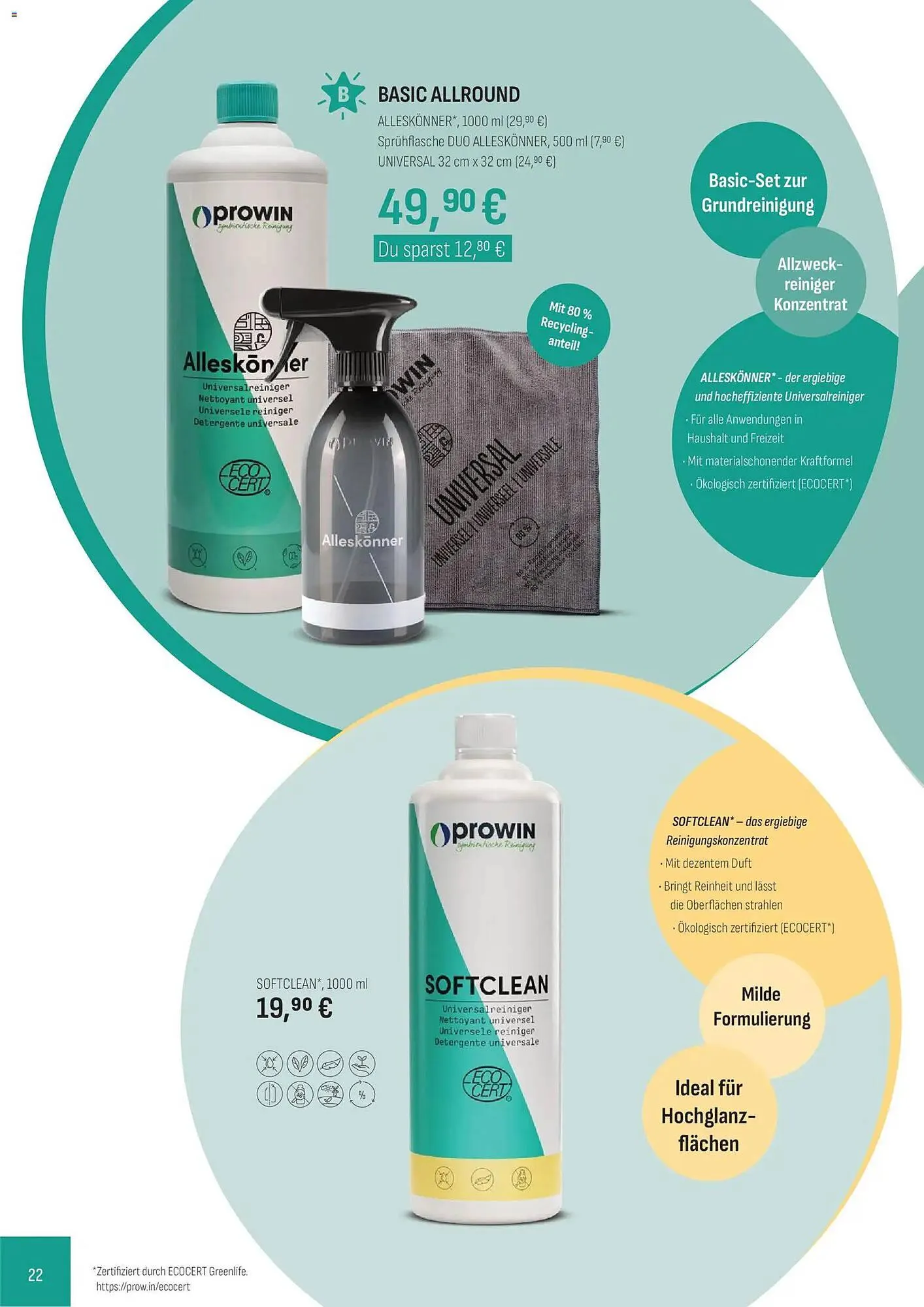 Prowin Katalog von 1. Januar bis 30. Juni 2026 - Prospekt seite 22