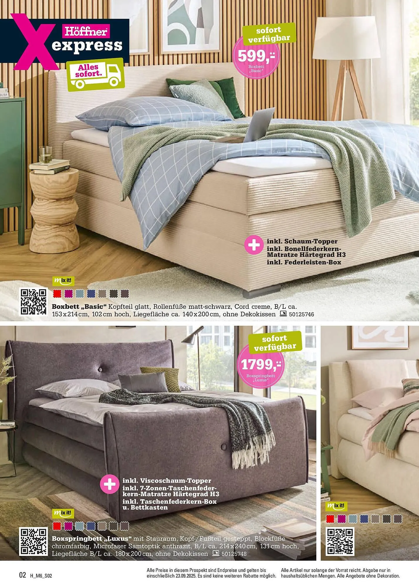 Höffner Prospekt von 9. September bis 30. September 2025 - Prospekt seite 2