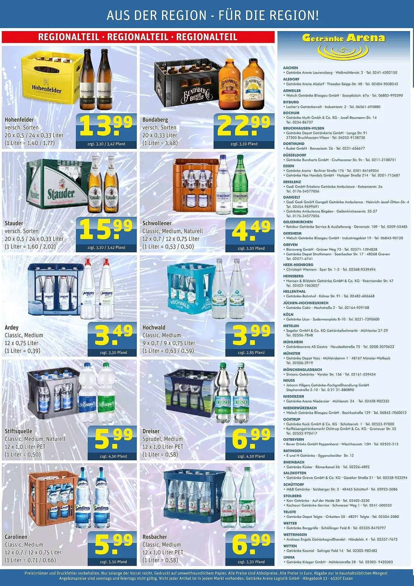 Getränke Arena Prospekt von 29. Dezember bis 31. Dezember 2025 - Prospekt seite 4