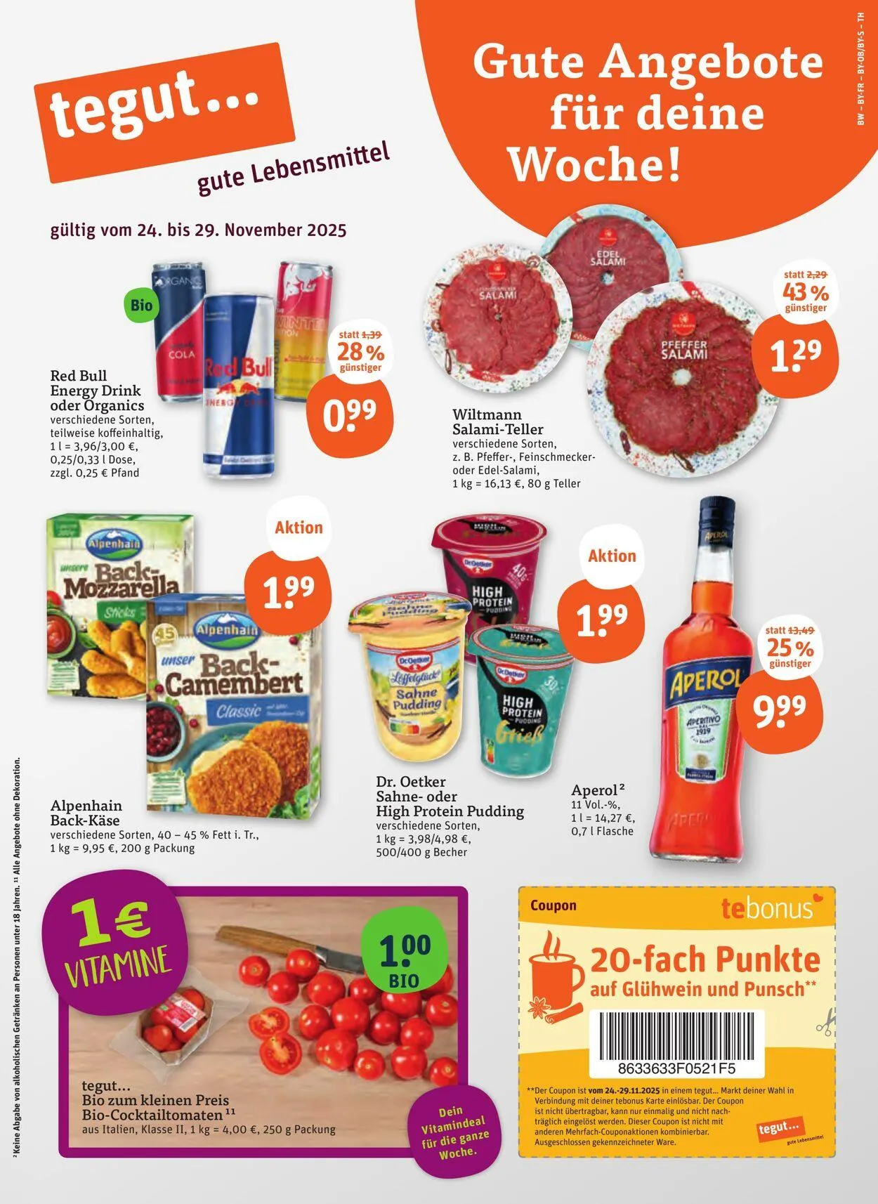 Tegut Aktueller Prospekt von 17. November bis 23. November 2025 - Prospekt seite 3